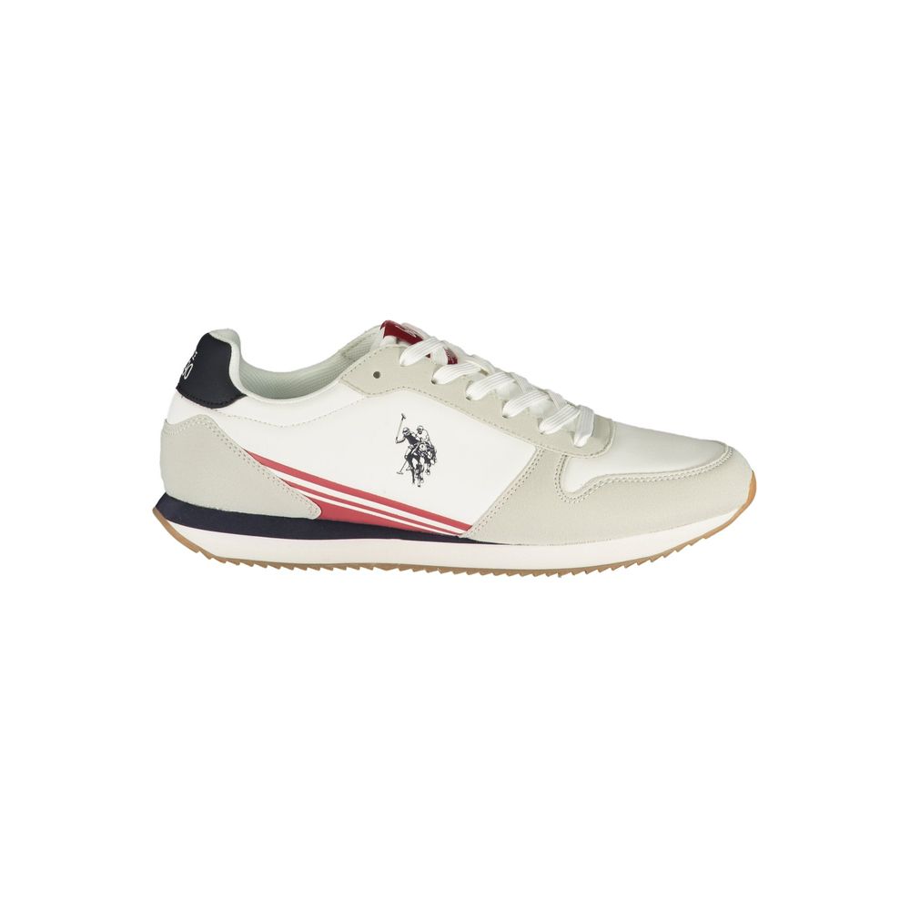U.S. POLO ASSN. Witte polyurethaan herensneaker