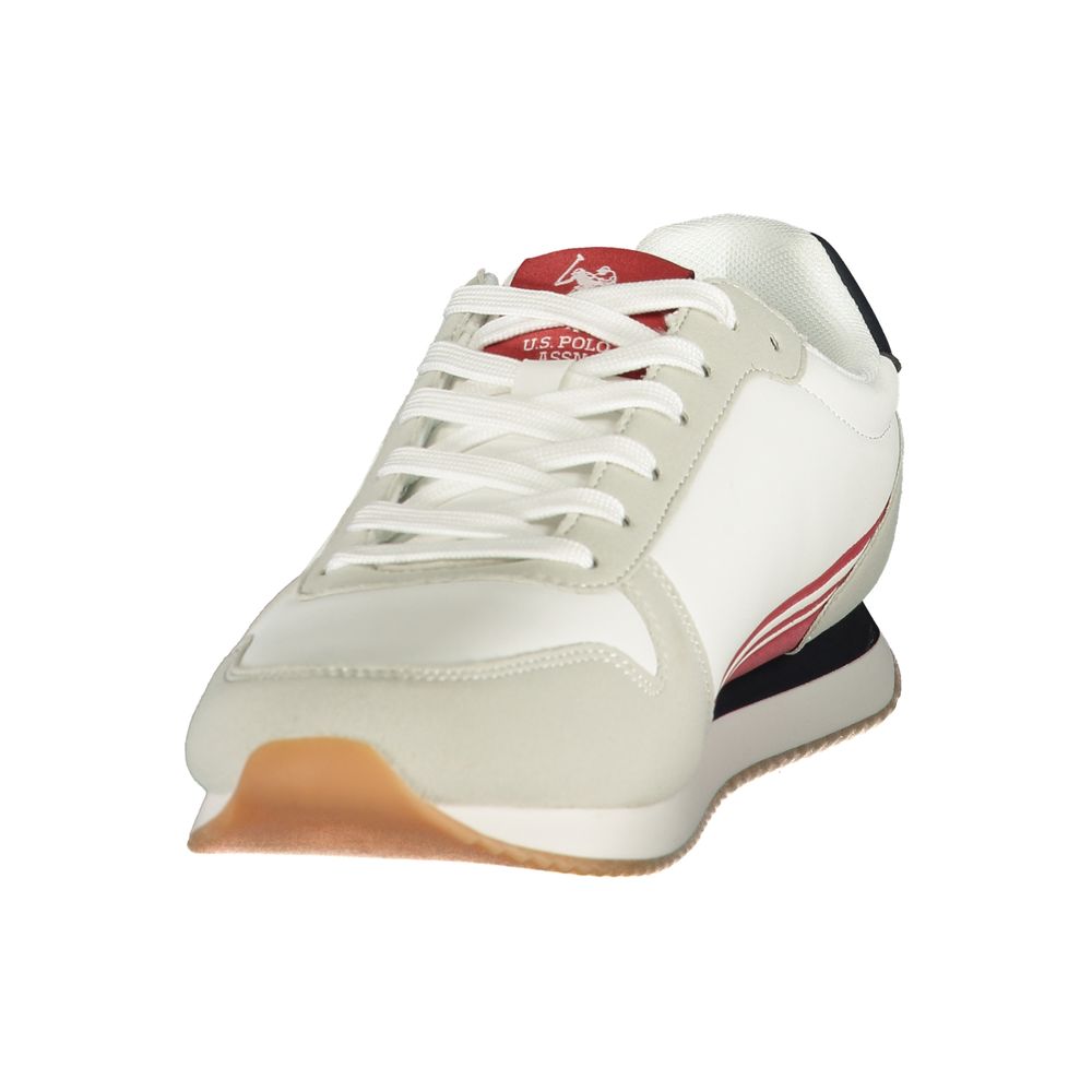 U.S. POLO ASSN. Witte polyurethaan herensneaker