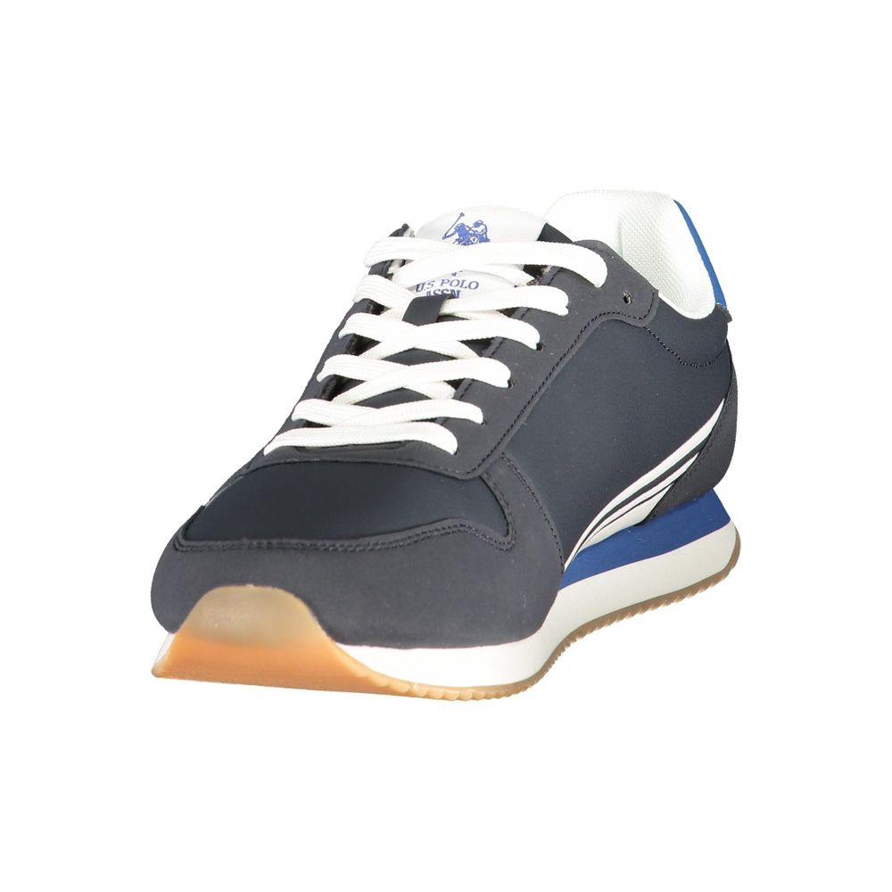 U.S. POLO ASSN. Blauwe polyurethaan herensneaker