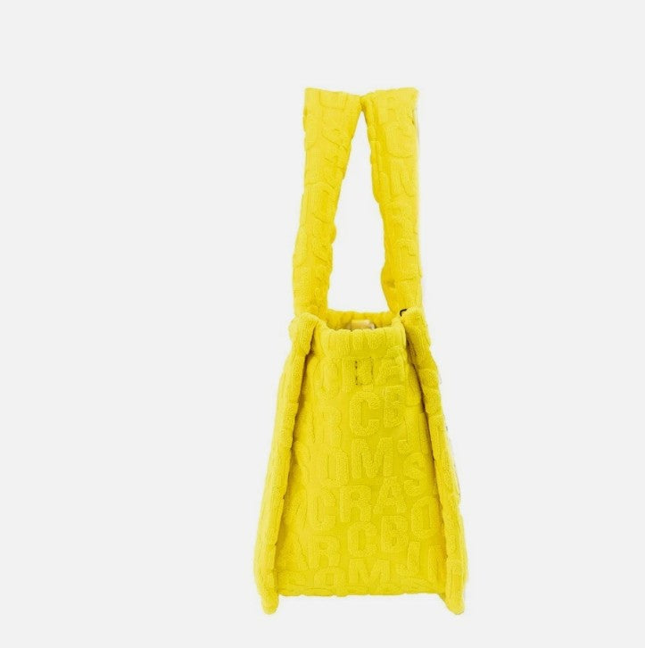 Marc Jacobs The Monogram Terry Tote Small Golden Kiwi Shoulder Bag