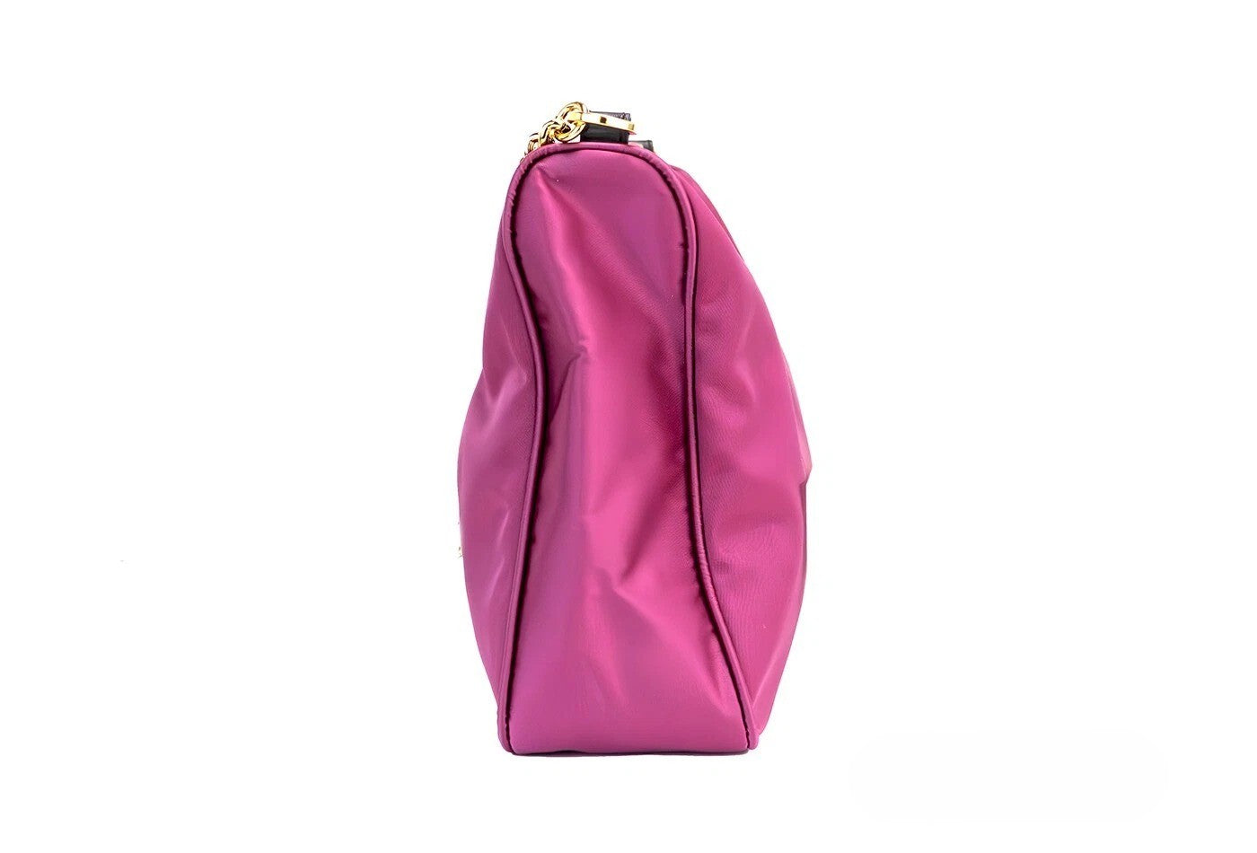 Versace Small Dahlia Nylon Fabric Medusa Pendant Crossbody Shoulder Bag