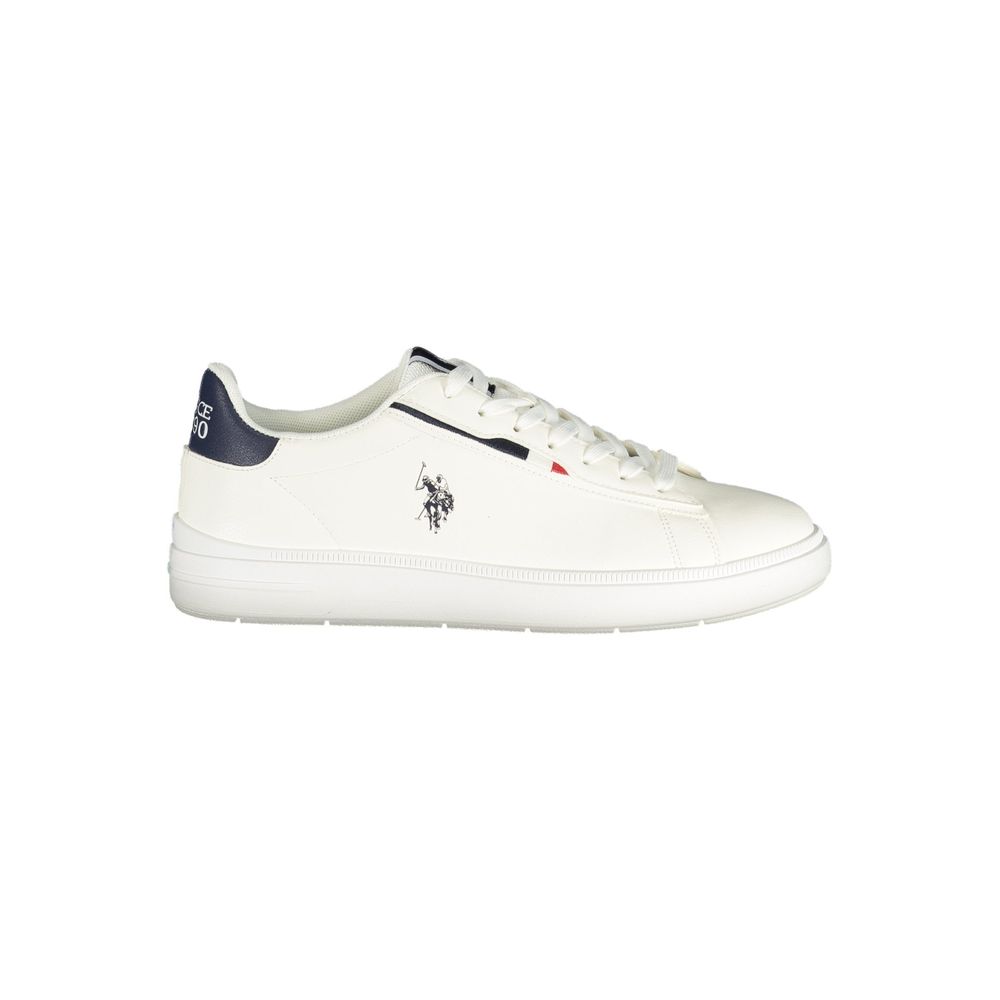 U.S. POLO ASSN. Witte polyurethaan herensneaker