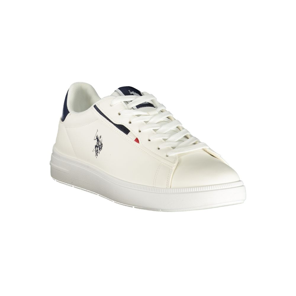 U.S. POLO ASSN. Witte polyurethaan herensneaker
