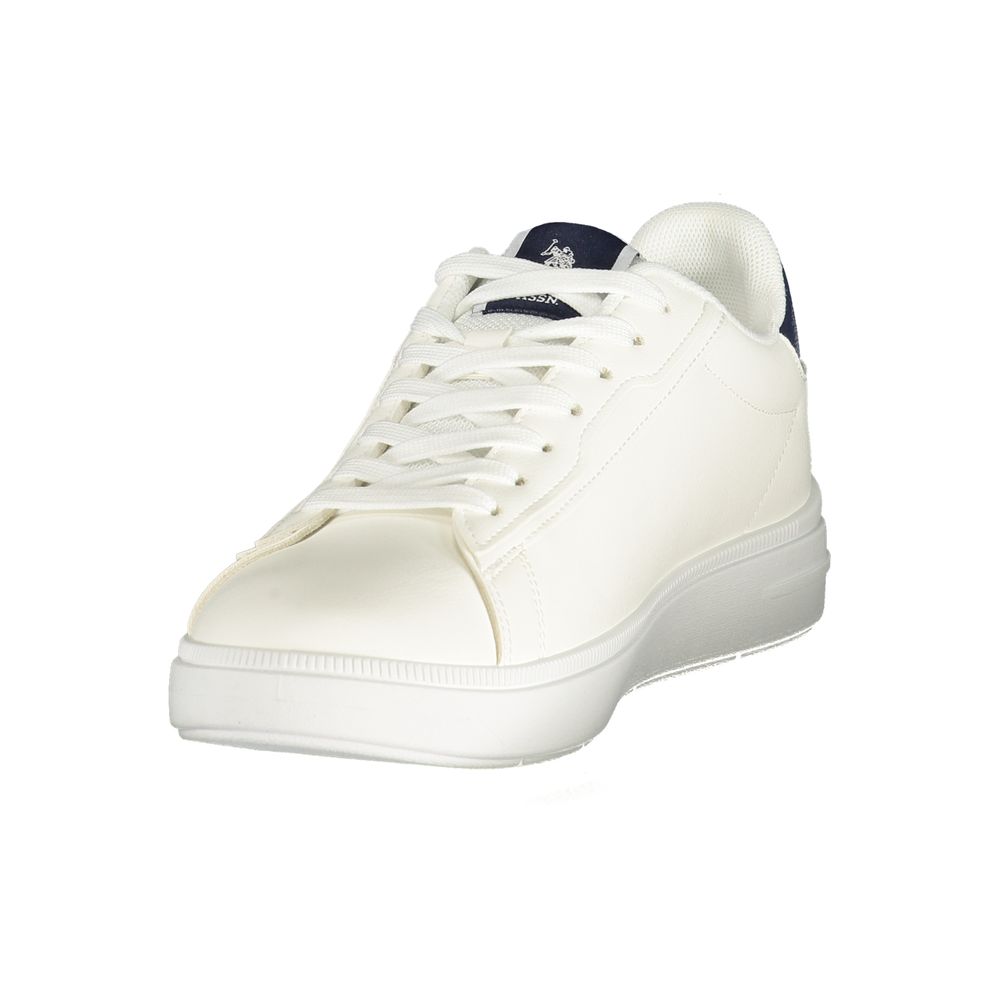 U.S. POLO ASSN. Witte polyurethaan herensneaker