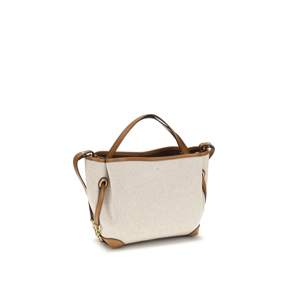 Chloé Beige stoffen handtas