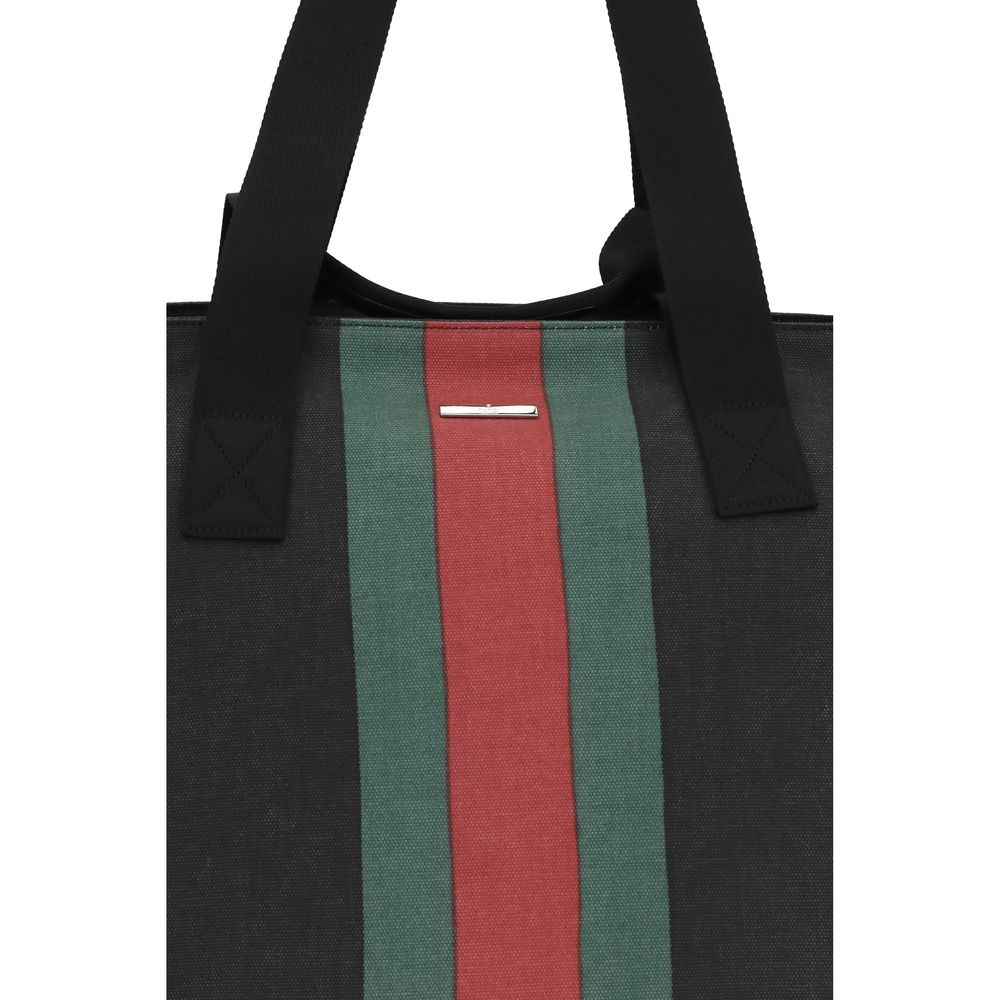 Gucci Zwarte Katoenen Schoudertas