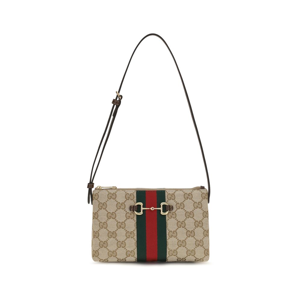 Gucci Beige Polyester Shoulder Bag