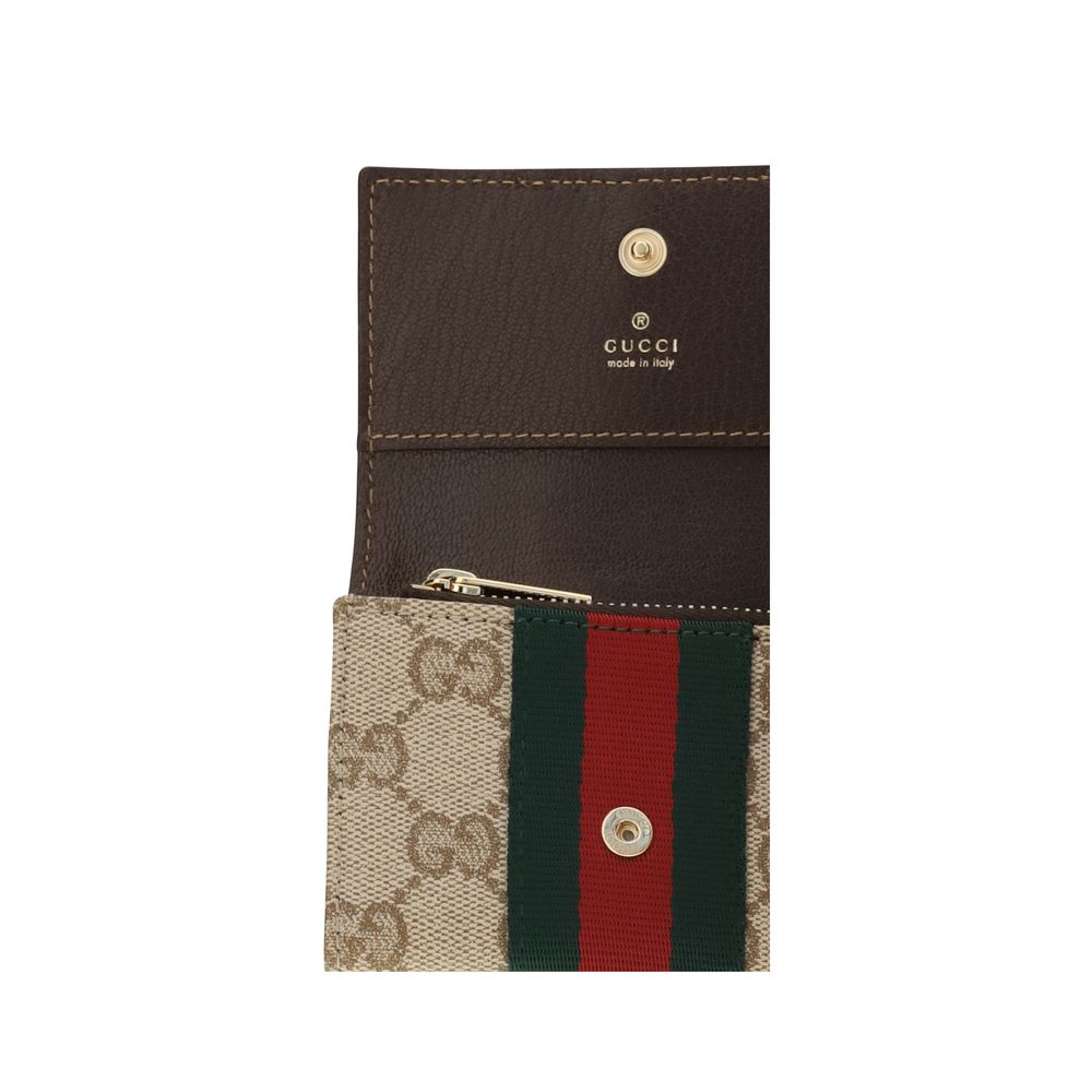 Gucci Beige Katoenen Portemonnee