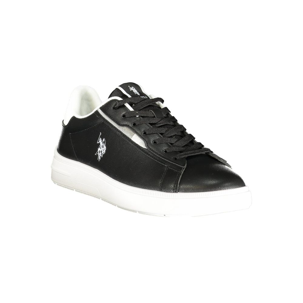 U.S. POLO ASSN. Zwarte polyester herensneaker