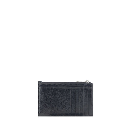 Balenciaga Black Lamb Ovis Aries Aries Wallet