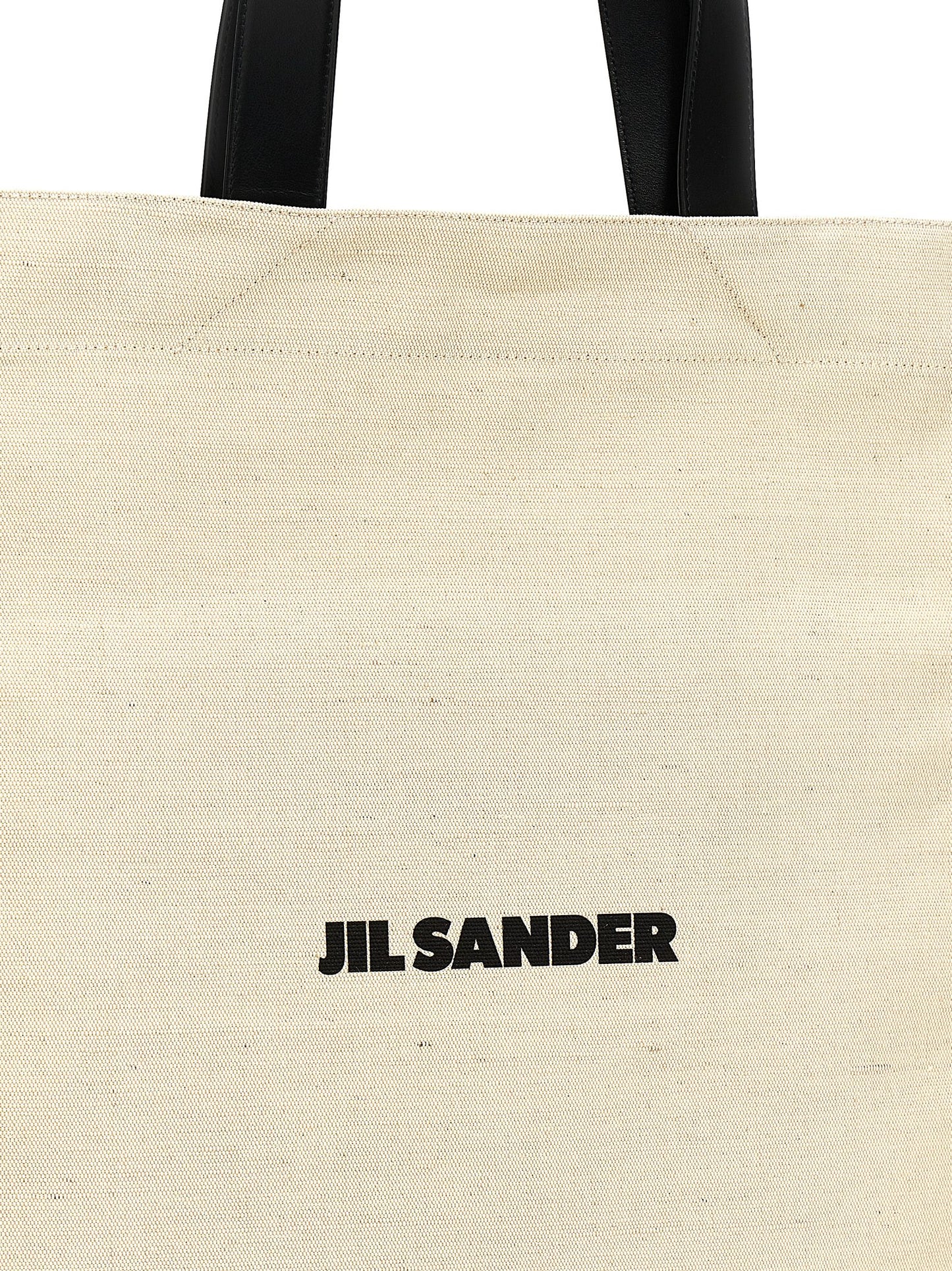 Jil Sander Bicolor Jute Tote Bag