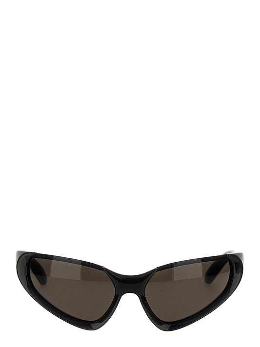 Balenciaga Black Nylon Sunglasses
