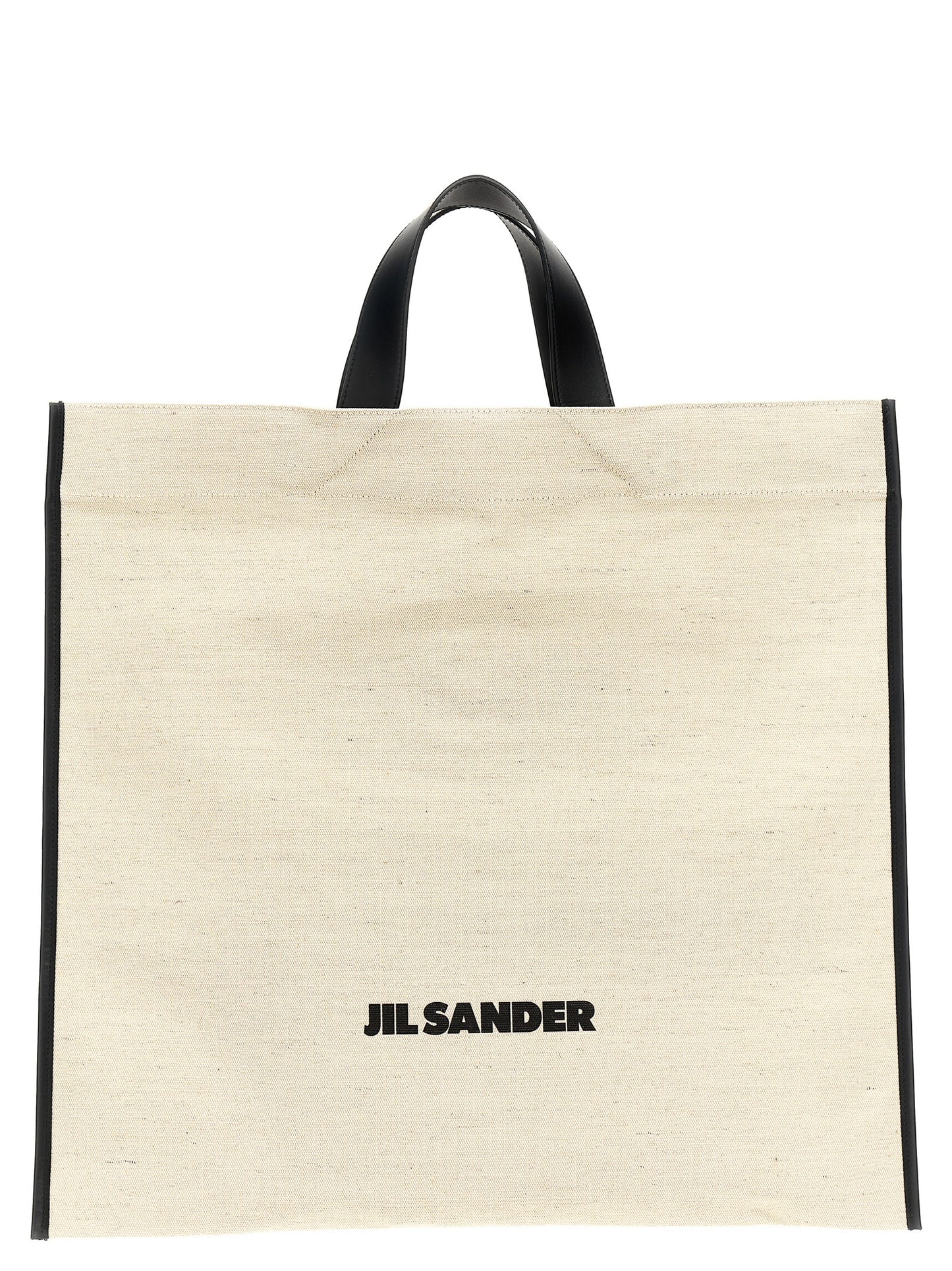 Jil Sander Bicolor Jute Tote Bag