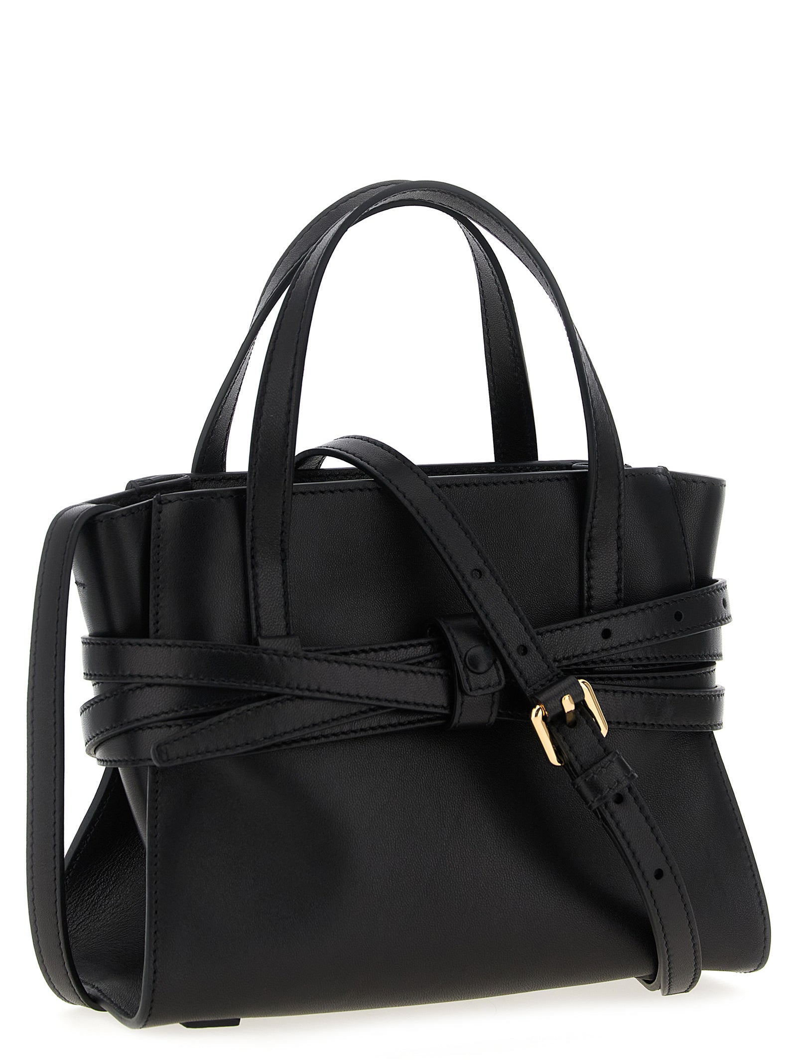 Sac à main Moschino en polyester noir
