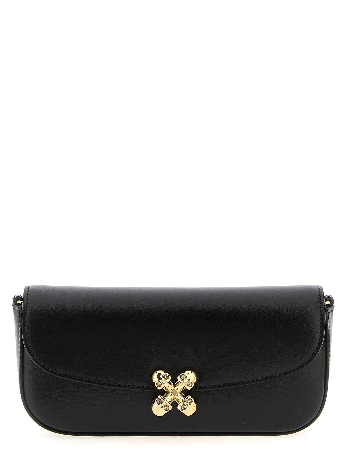 Alexander McQueen Black Calfskin Crossbody Bag