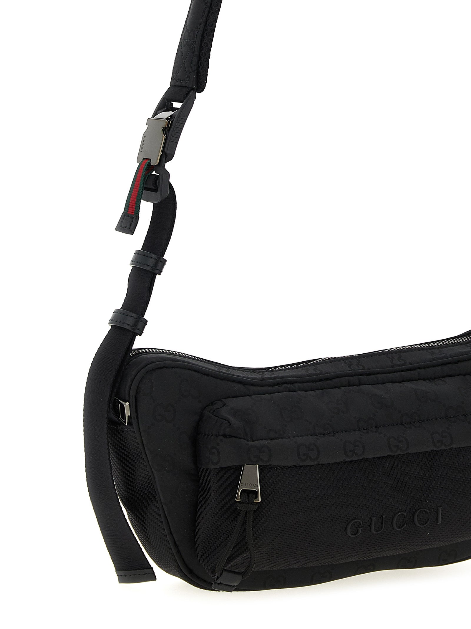 Gucci Zwarte Polyester Crossbodytas