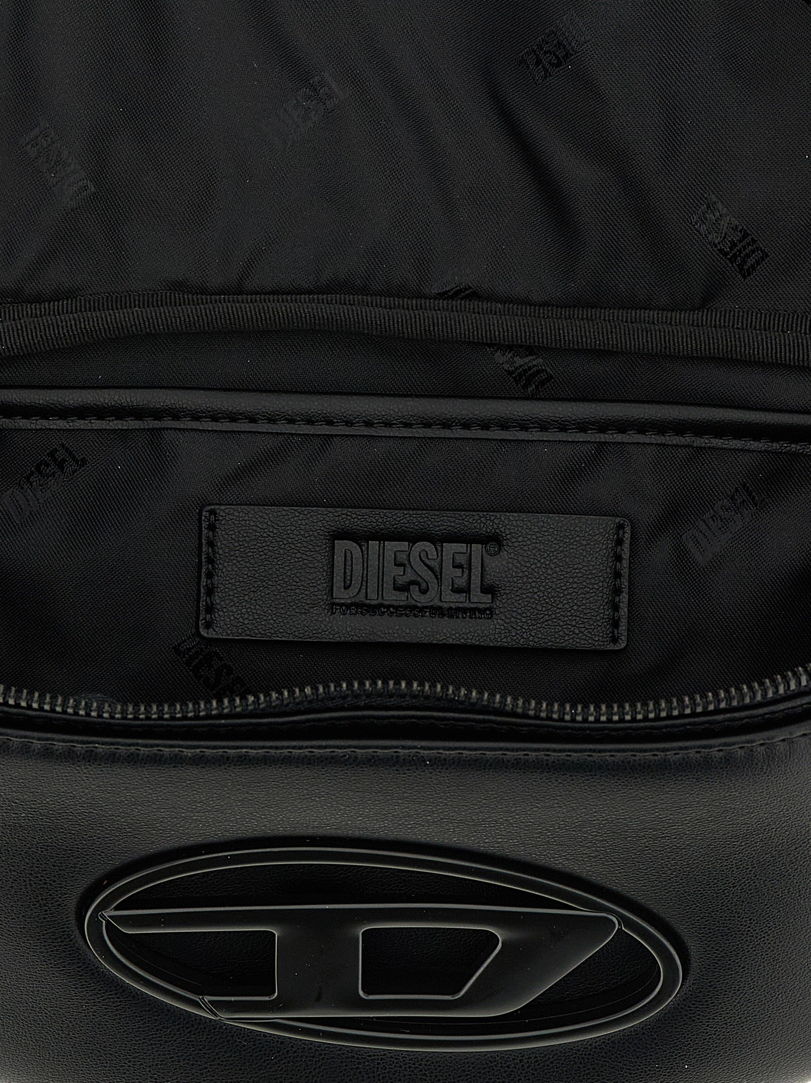 Diesel Zwarte Crossbody Tas van Polyethyleen