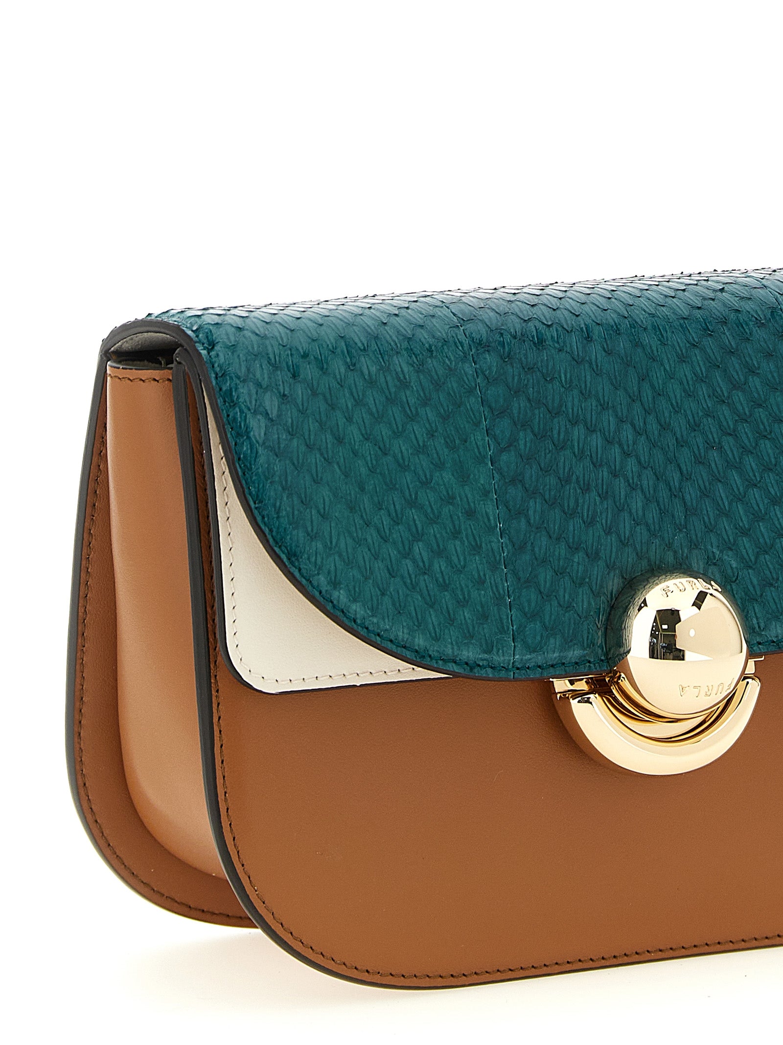 Furla Veelkleurige Crossbodytas van Lamsleer