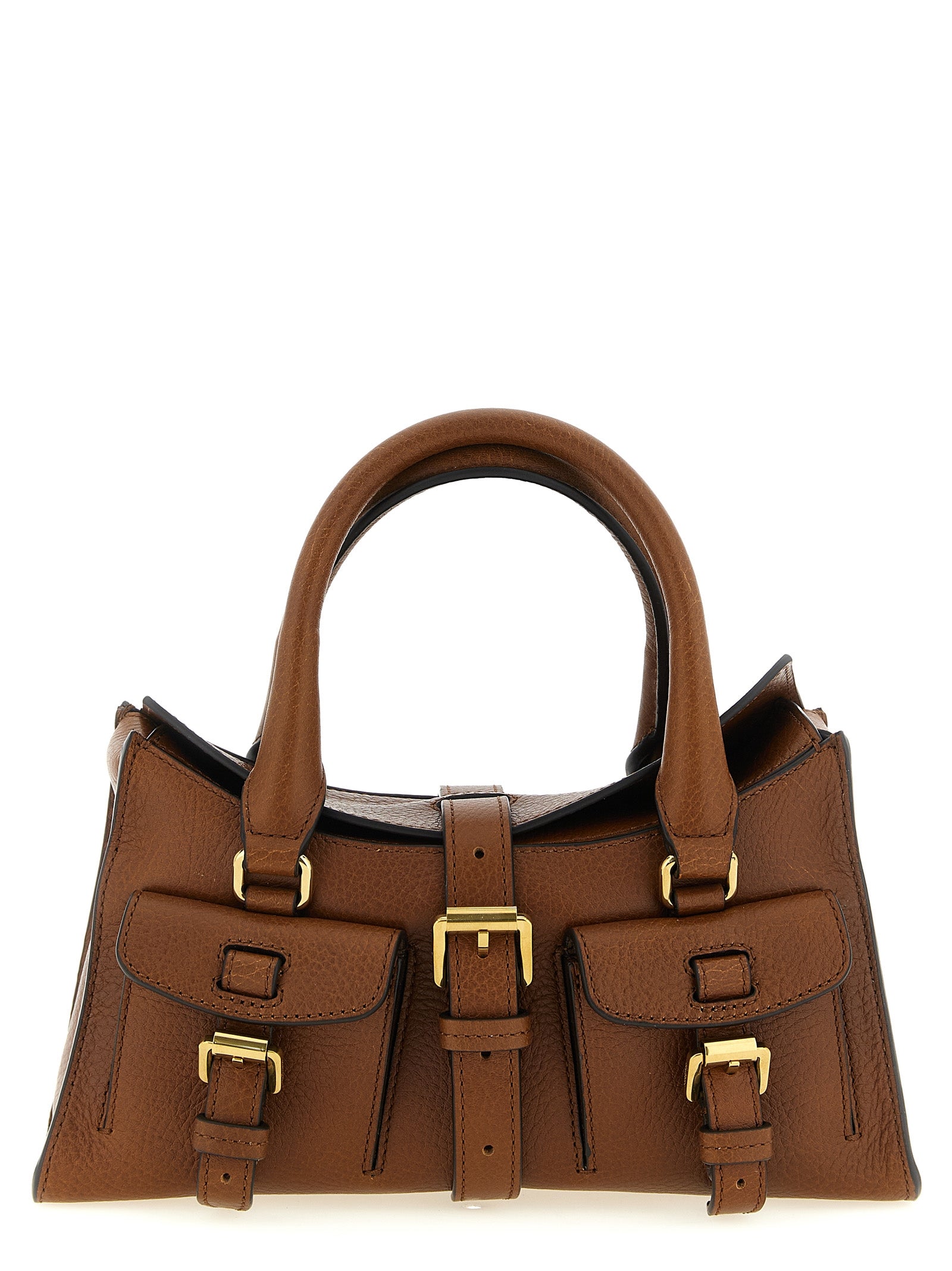 Sac à main en veau marron Mulberry