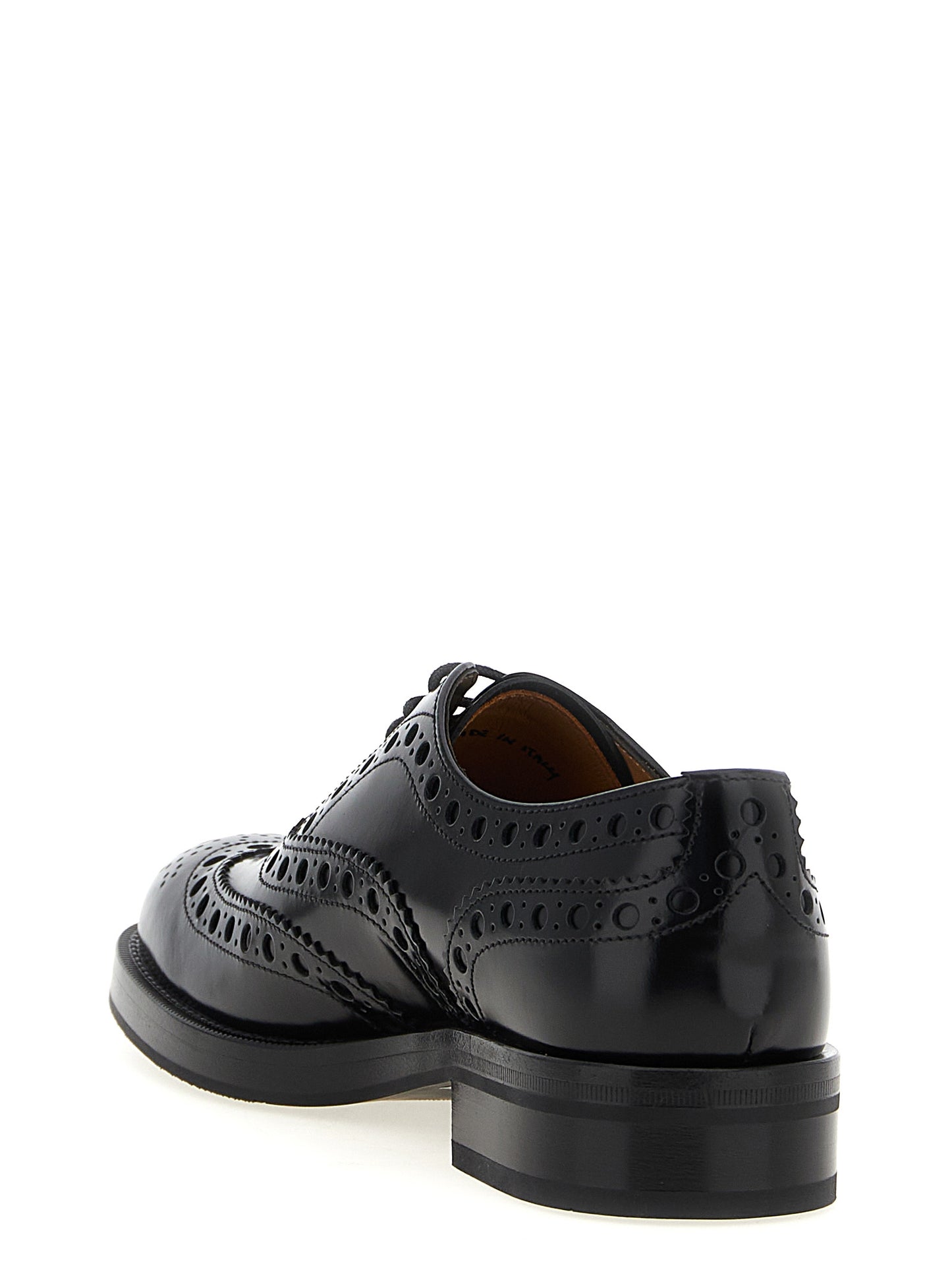 Church's Black Calfskin Oxfords And Derbies
