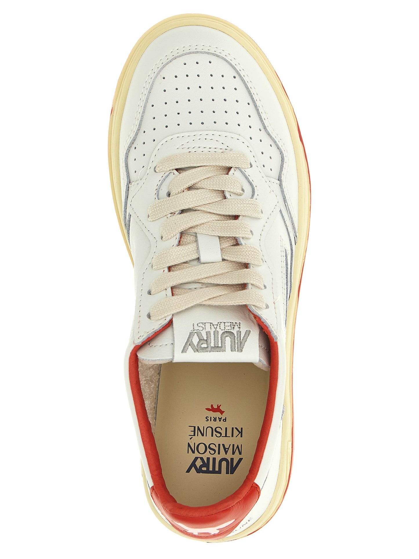 Autry Multicolor Goatskin Low Top Sneakers