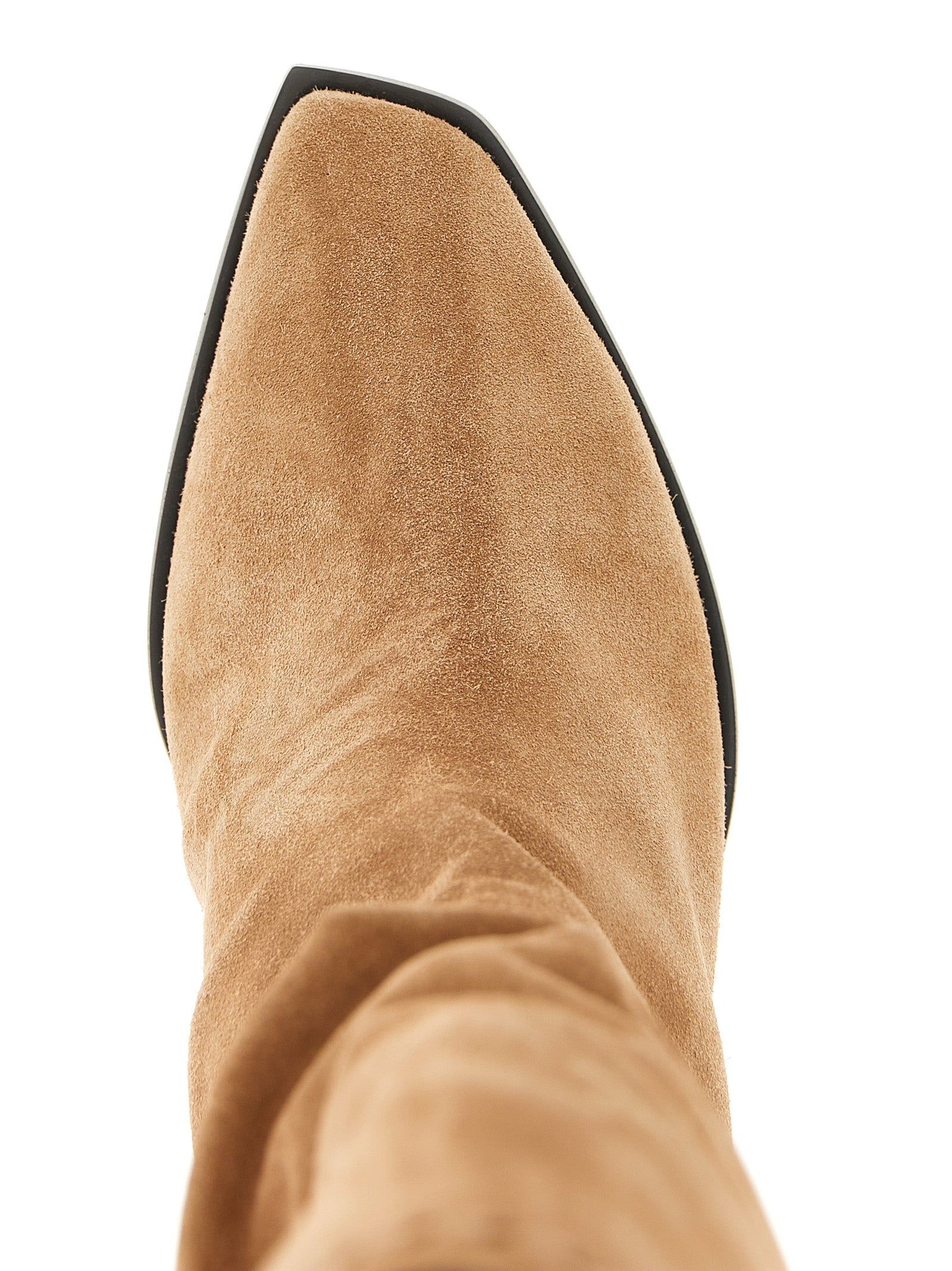 Jimmy Choo Beige Cuir Over The Knee