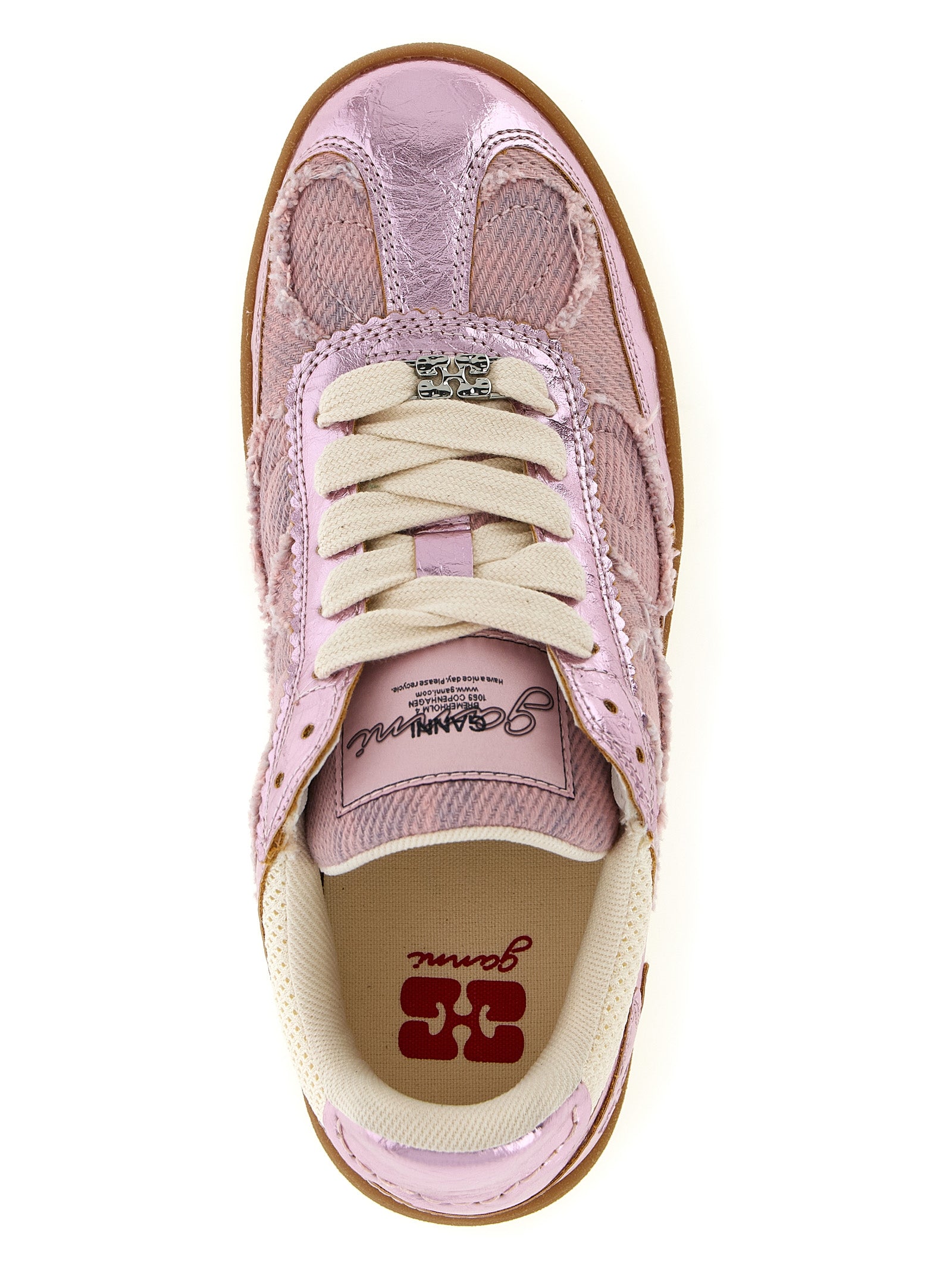 Ganni Multicolor Polyethyleen Lage Sneakers