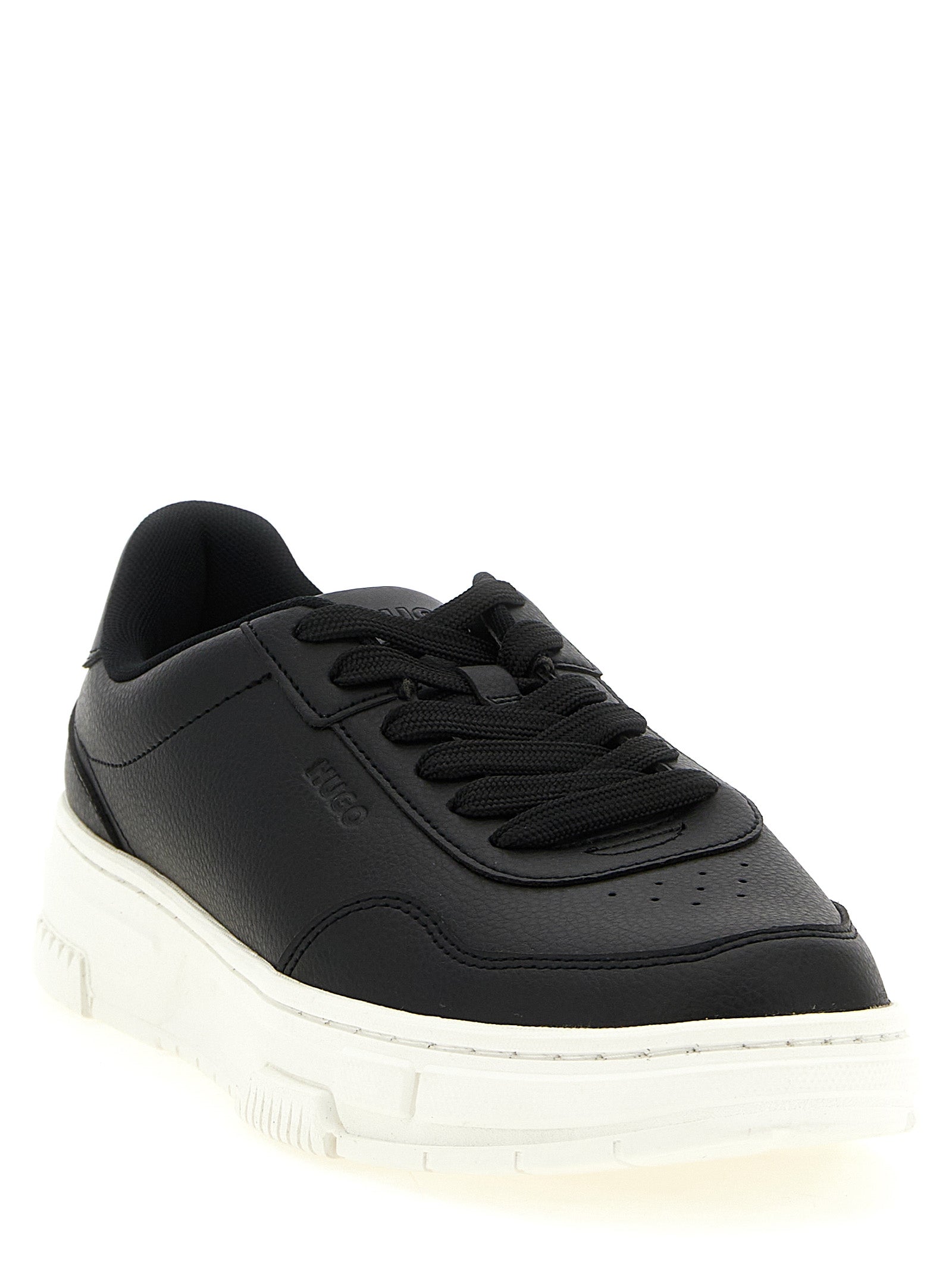 Hugo Boss Black Polyester Lage Sneakers