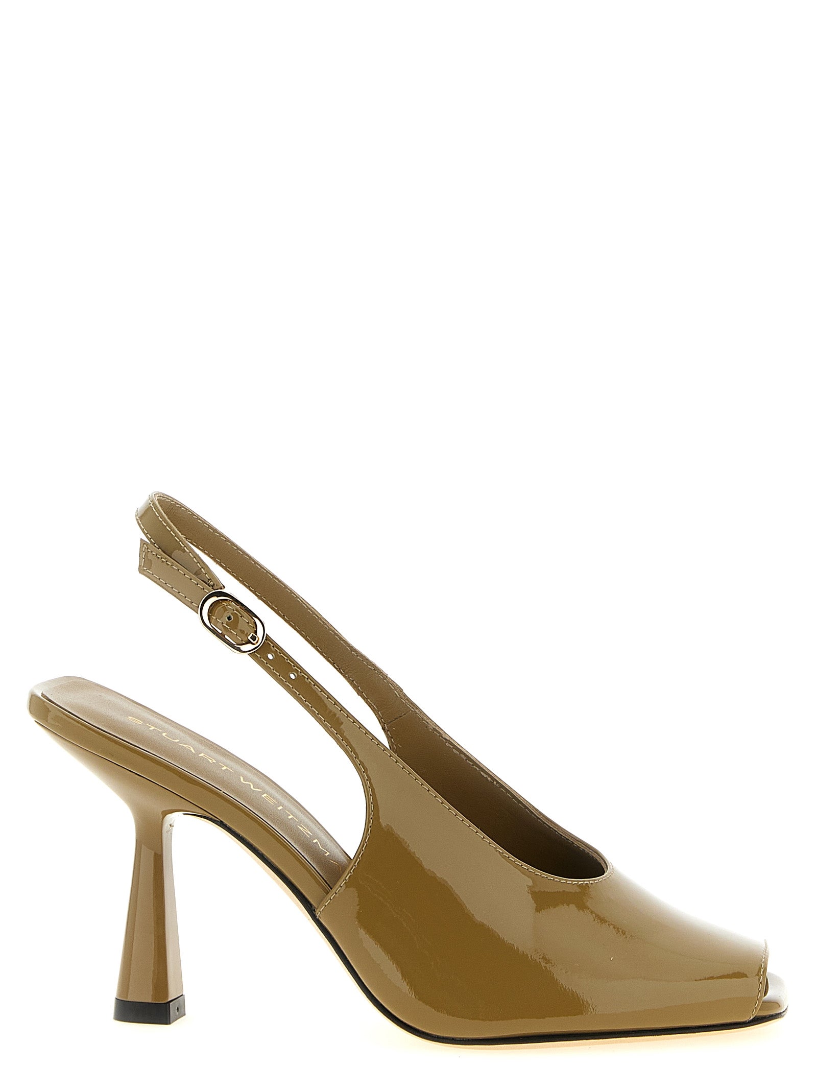 Stuart Weitzman Tweekleurige Polyethyleen Pumps met Hoge Hak