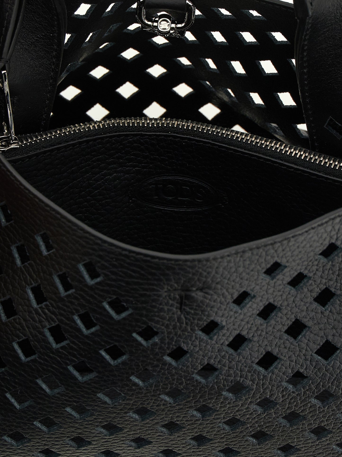 Tod's Black Calfskin Handbag