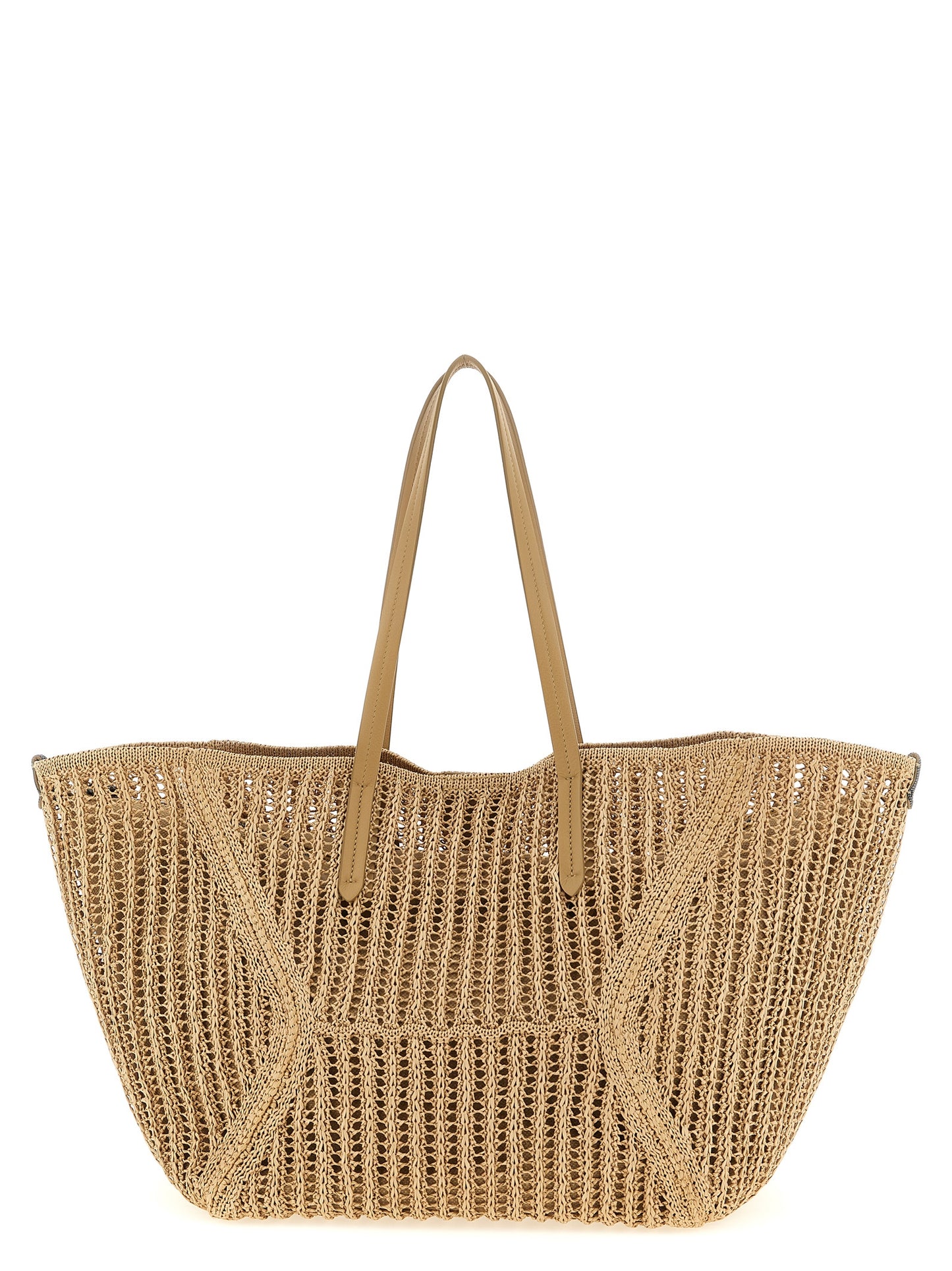 Brunello Cucinelli Beige Polyamide Shoulder Bag