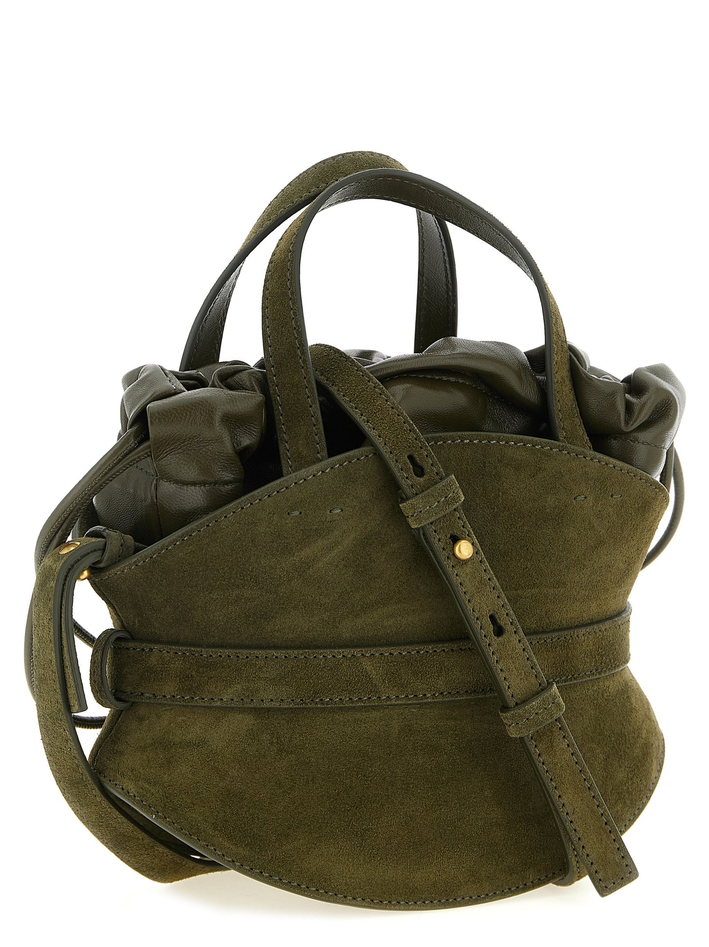 Balmain Bicolor Calfskin Handbag