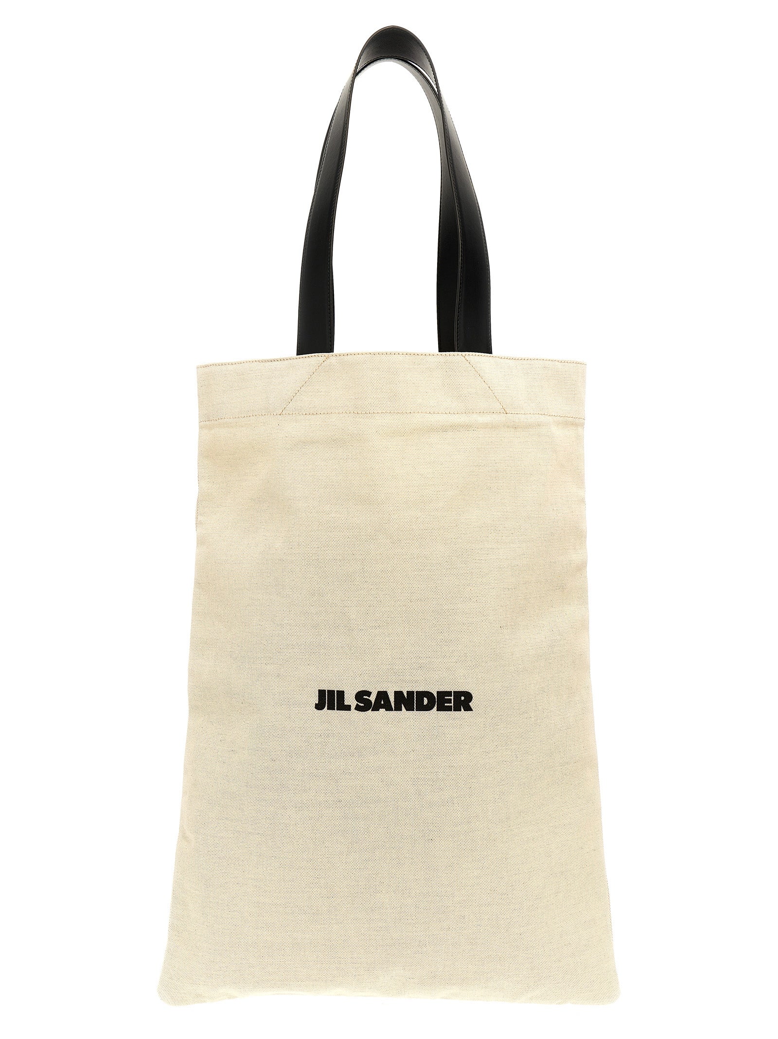Jil Sander Two-Tone Cotton Tote Bag