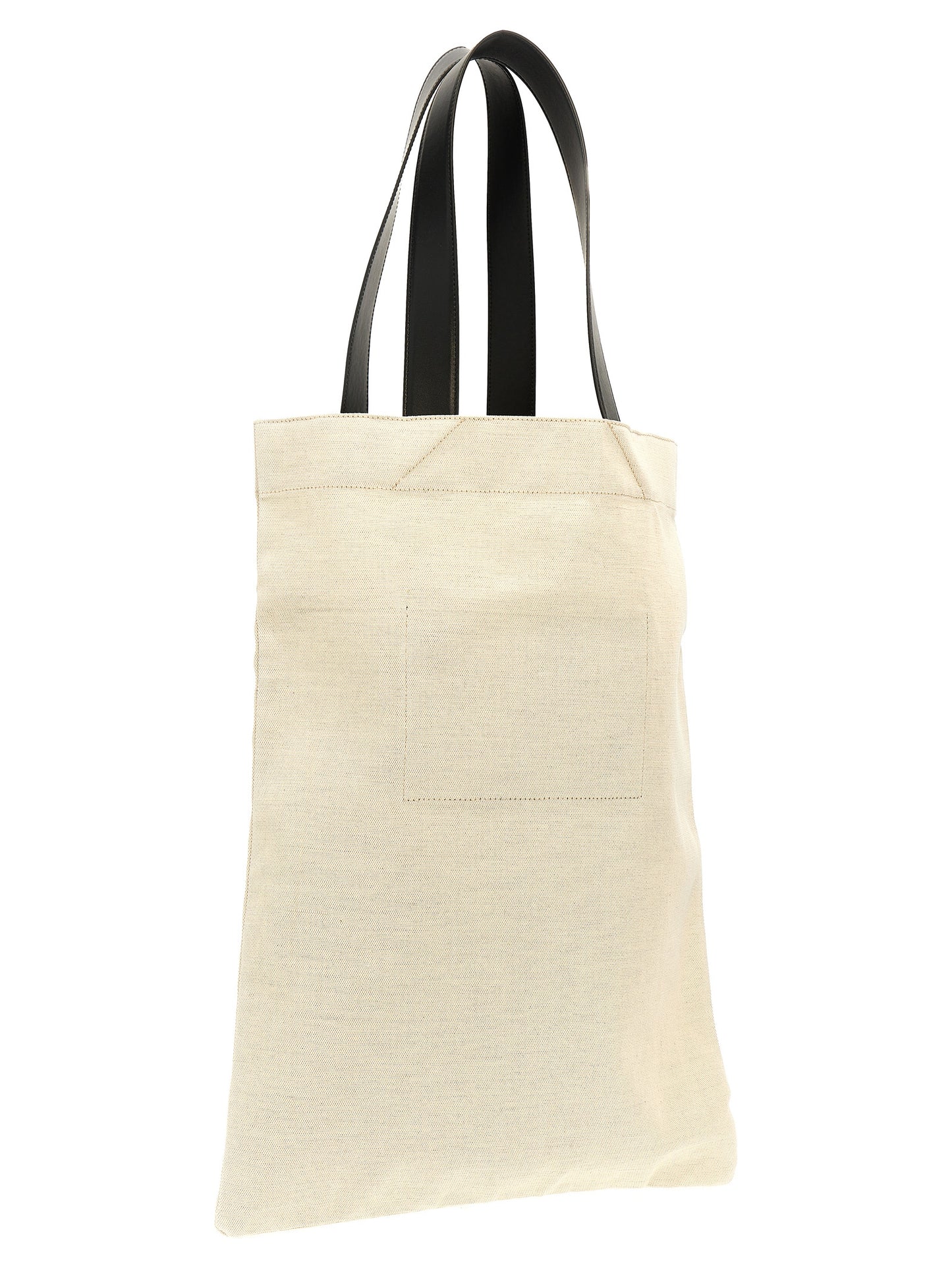 Jil Sander Bicolor Cotton Tote Bag