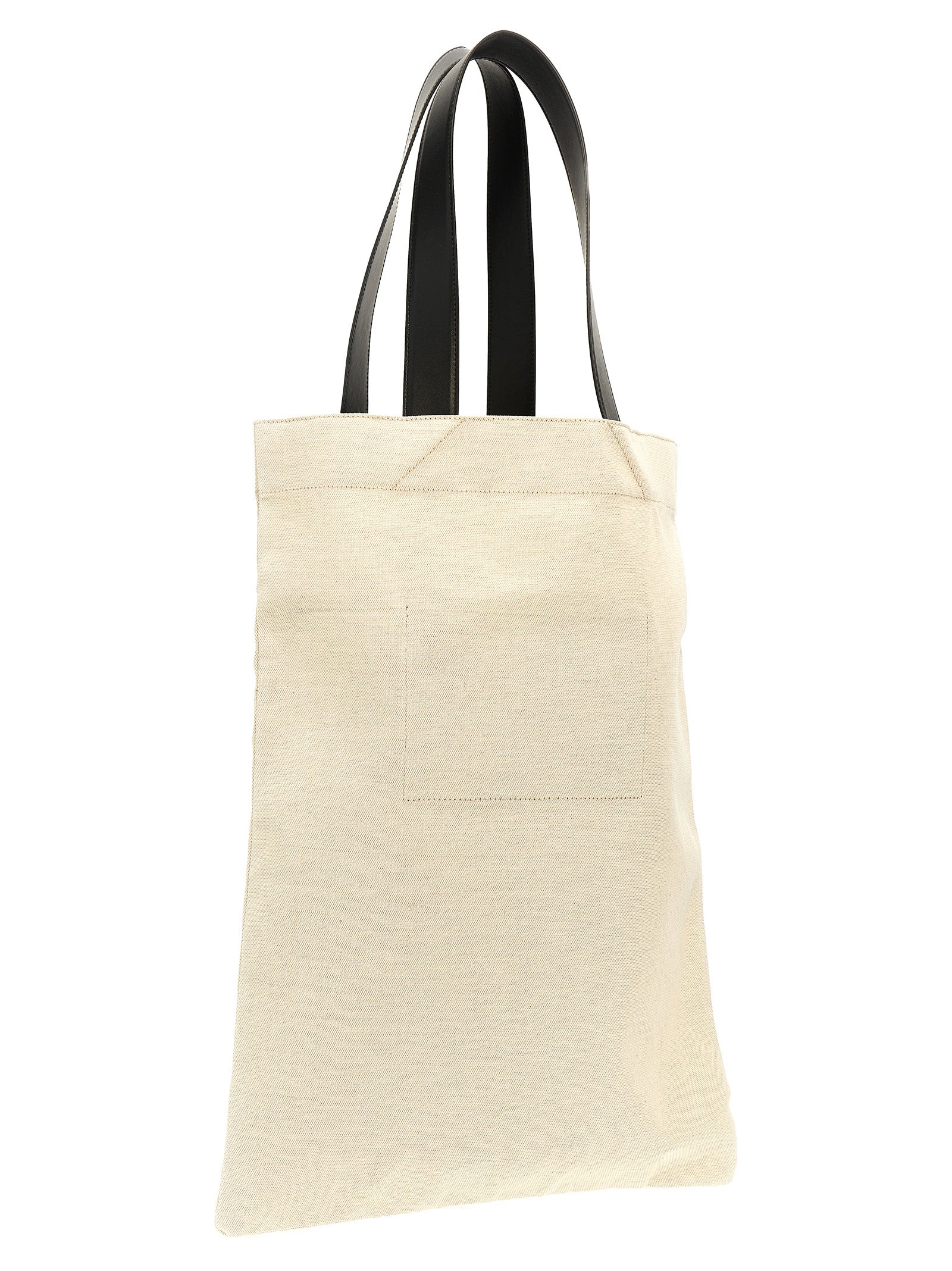 Jil Sander Two-Tone Cotton Tote Bag