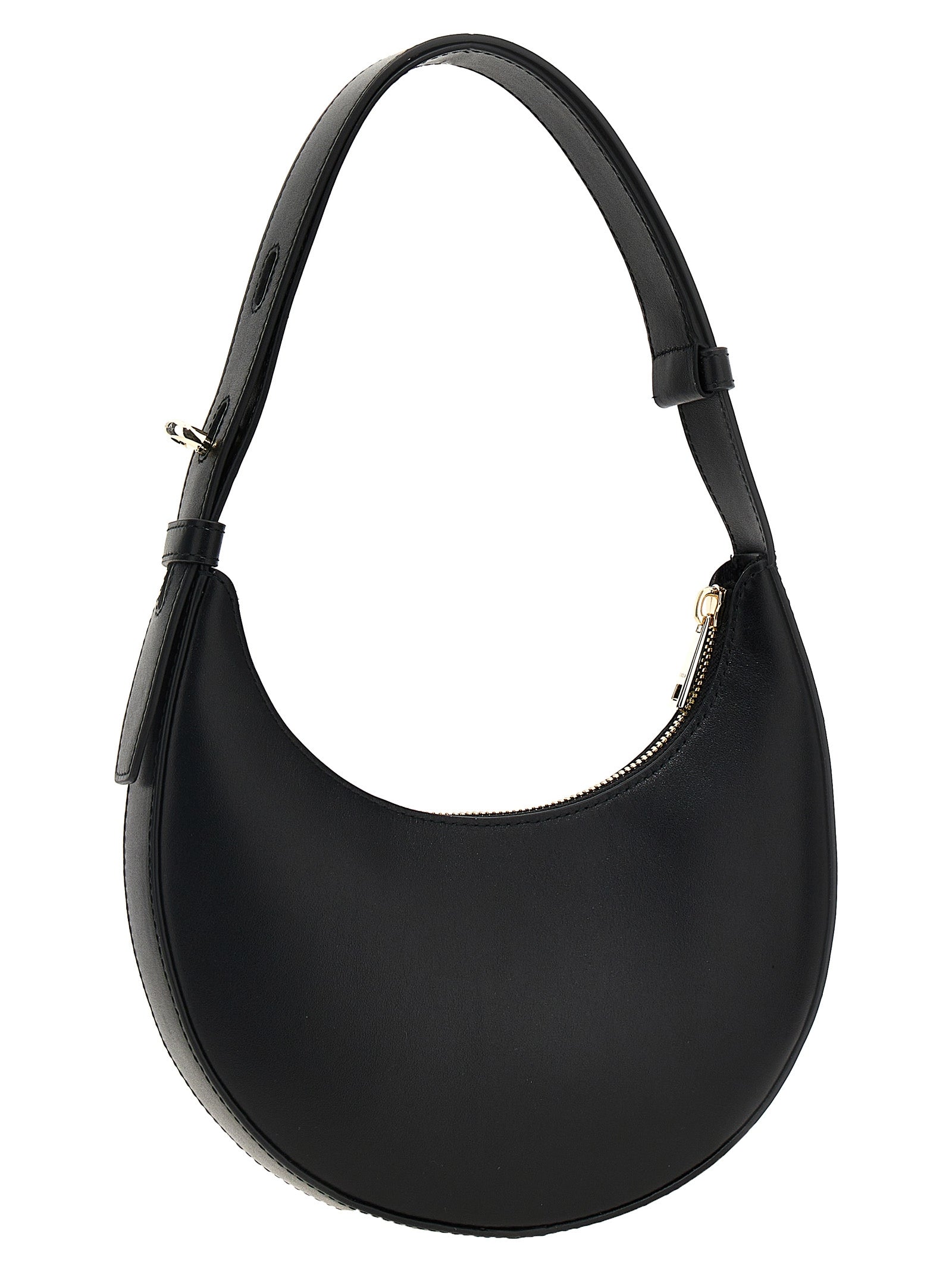 Sac bandoulière Furla en cuir de veau noir