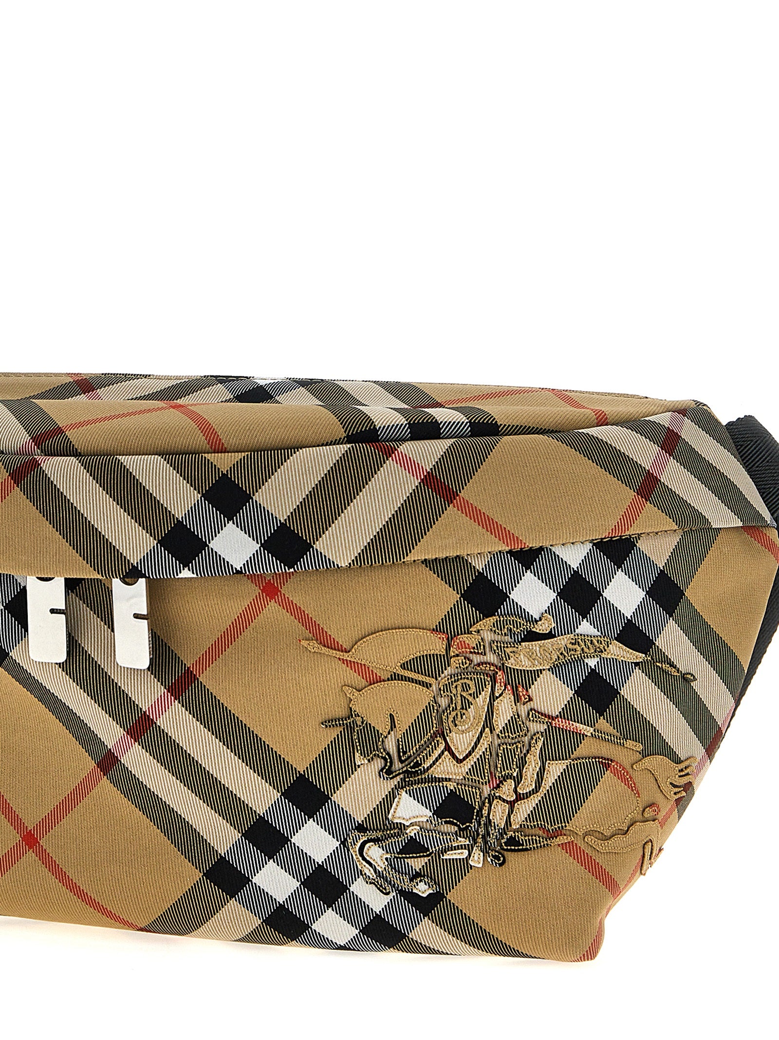 Burberry Beige Polyester Crossbody Bag