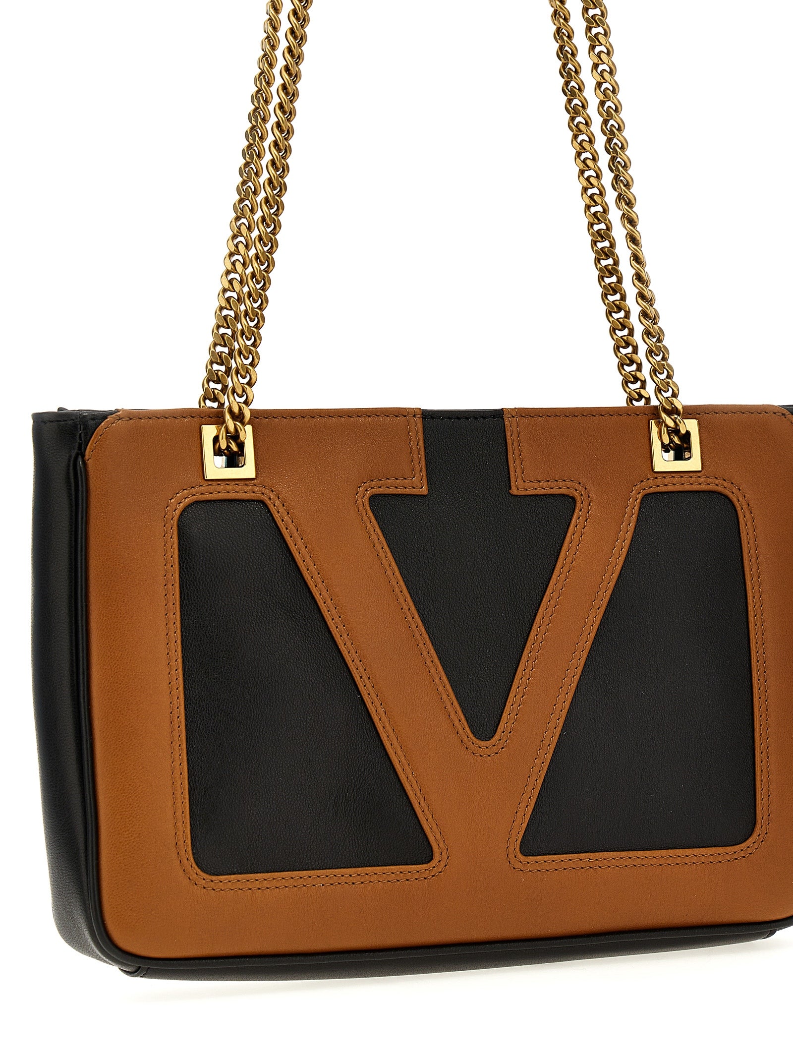 Valentino Garavani Multicolor Lamb Leather Tote Bag