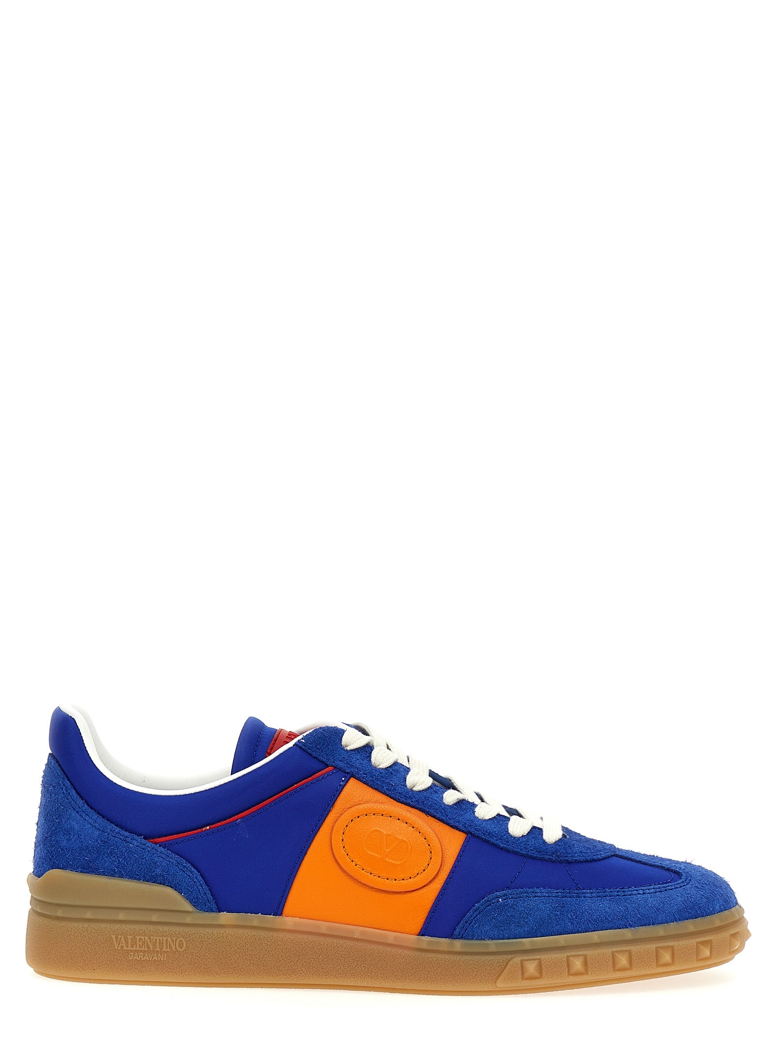 Valentino Garavani Blauwe Lage Sneakers van Rundleer