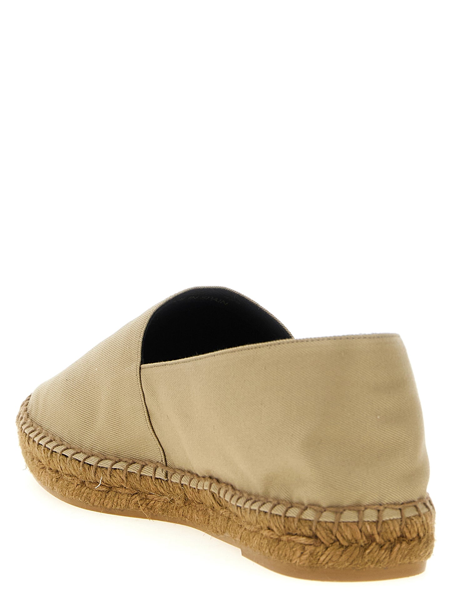 Saint Laurent Beige Cotton Espadrilles