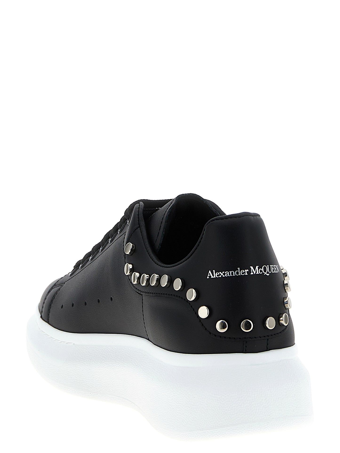Alexander McQueen Black Calfskin Chunky Sneakers