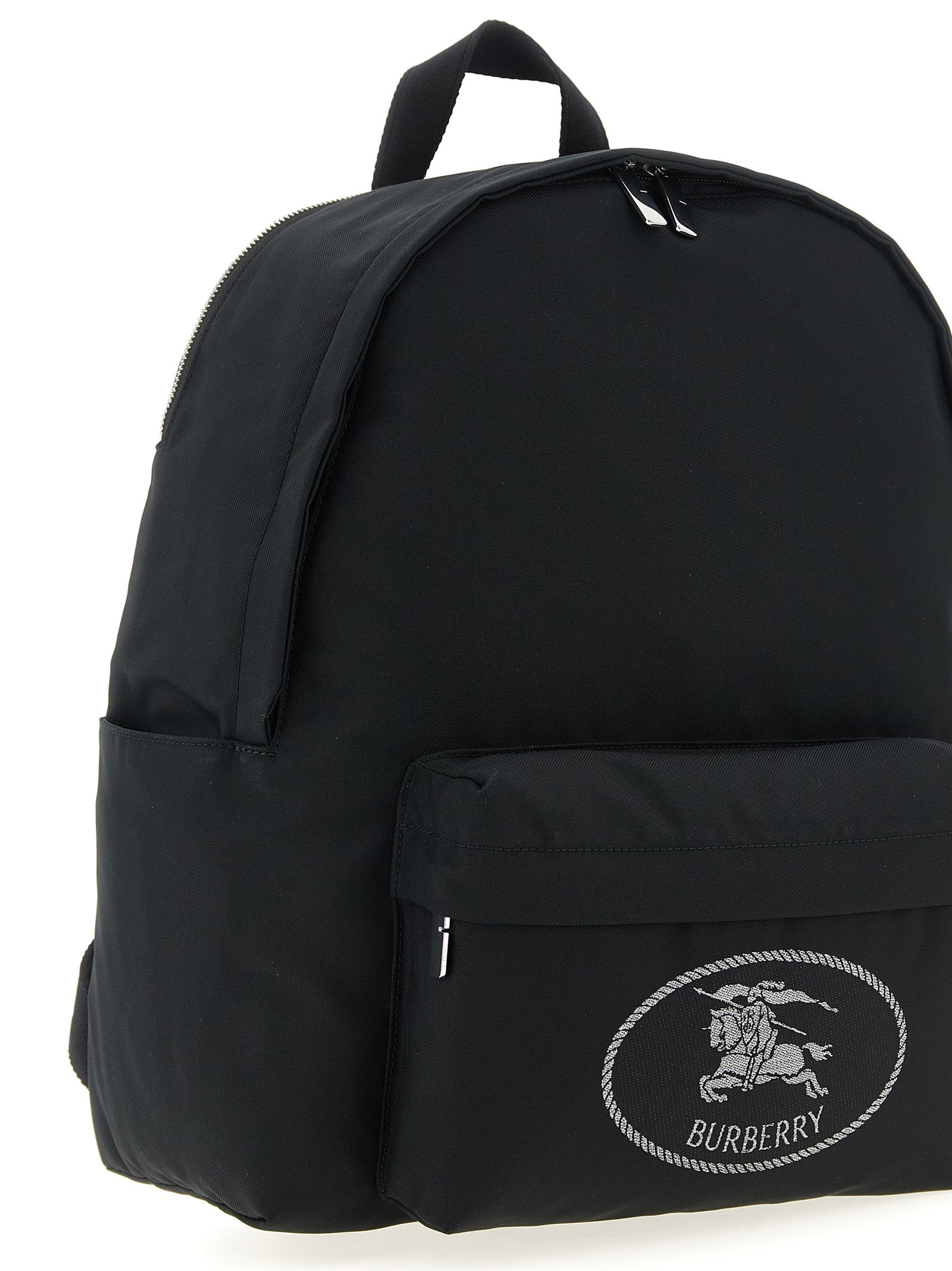Burberry Black Polyester Backpack