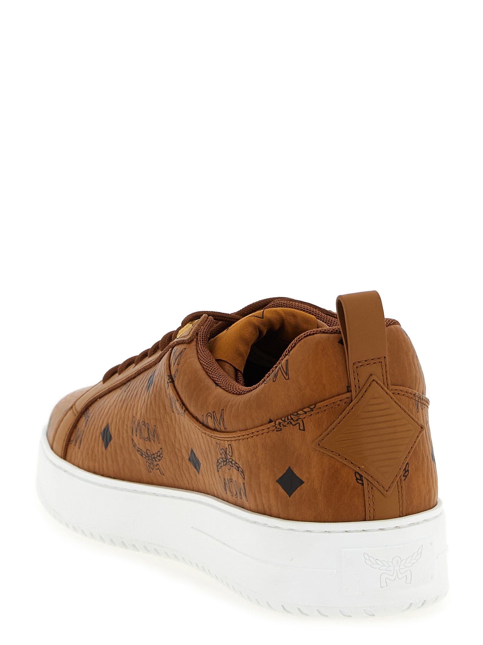 MCM Bruine Lage Sneakers van Polyethyleen