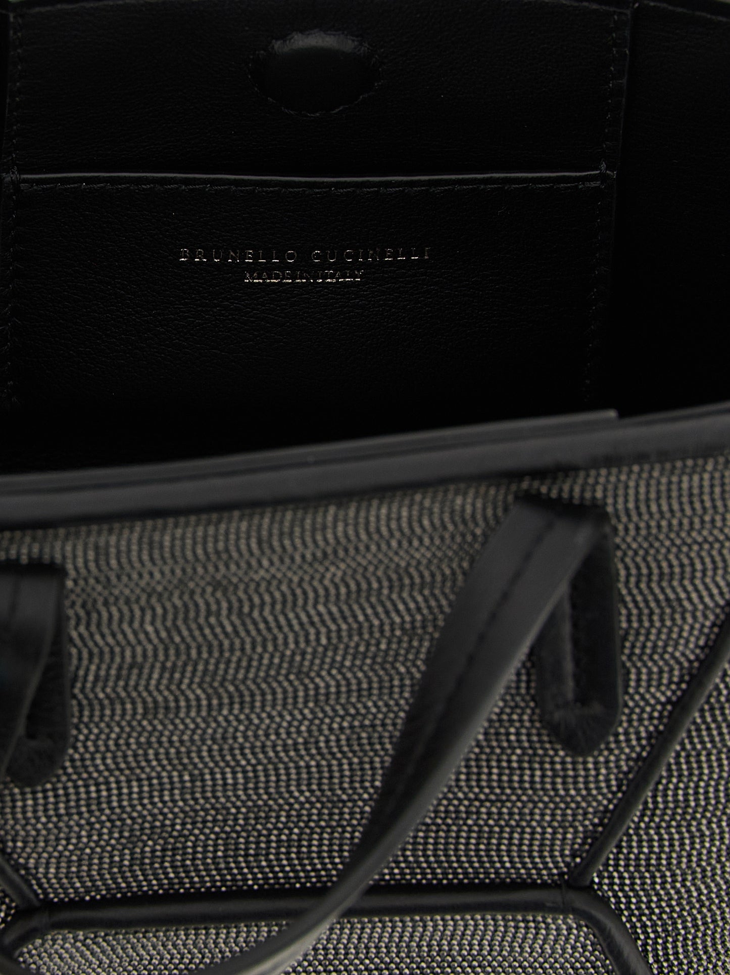 Brunello Cucinelli Black Brass Handbag