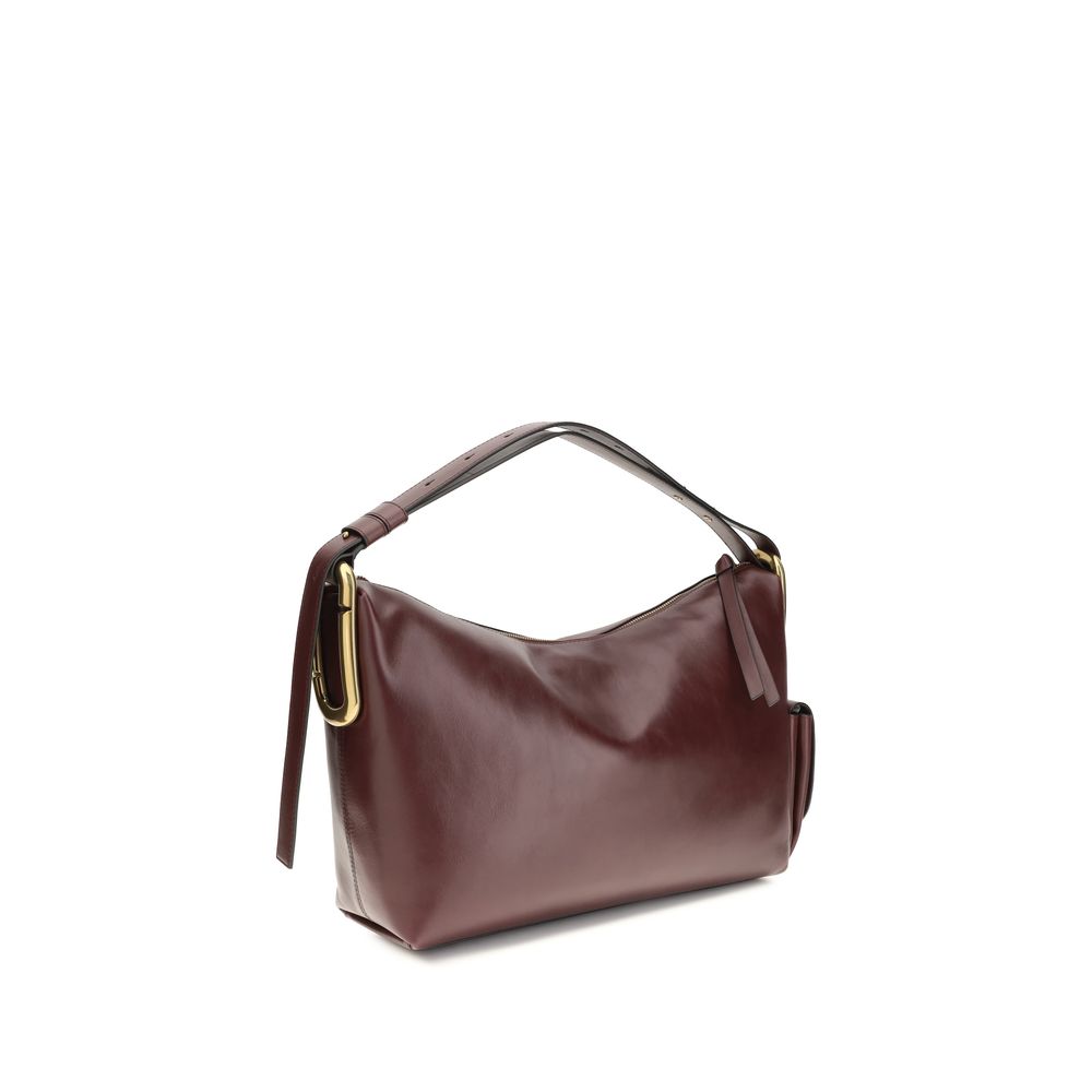 Marc Jacobs Bordeaux kalfsleder Bos Taurus schoudertas