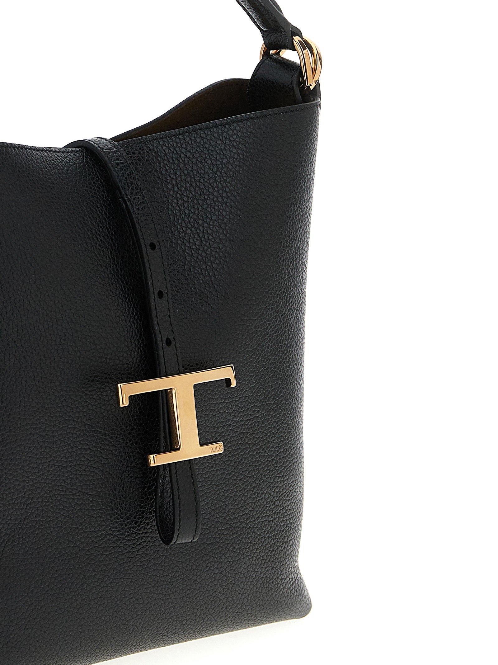 Tod's zwarte handtas van kalfsleer