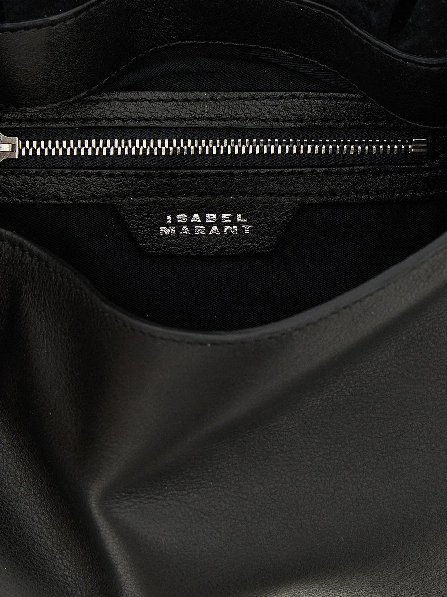 Isabel Marant Black Calfskin Shoulder Bag