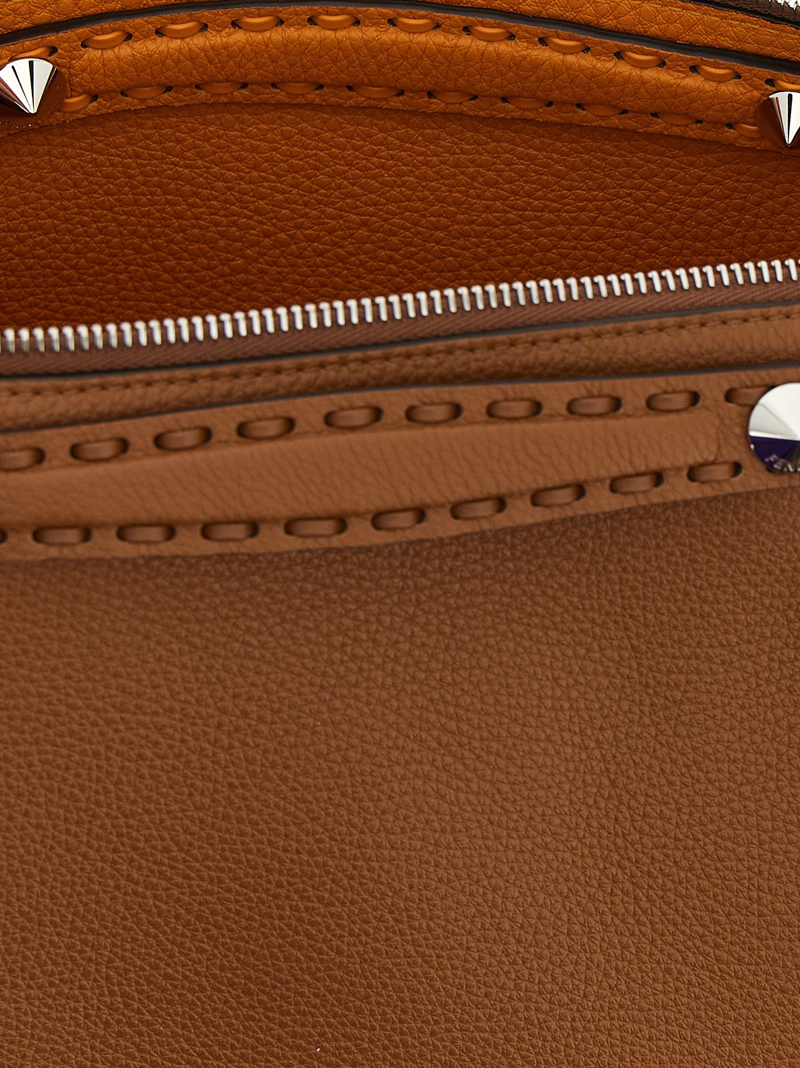 Fendi Handtas van bruin kalfsleer