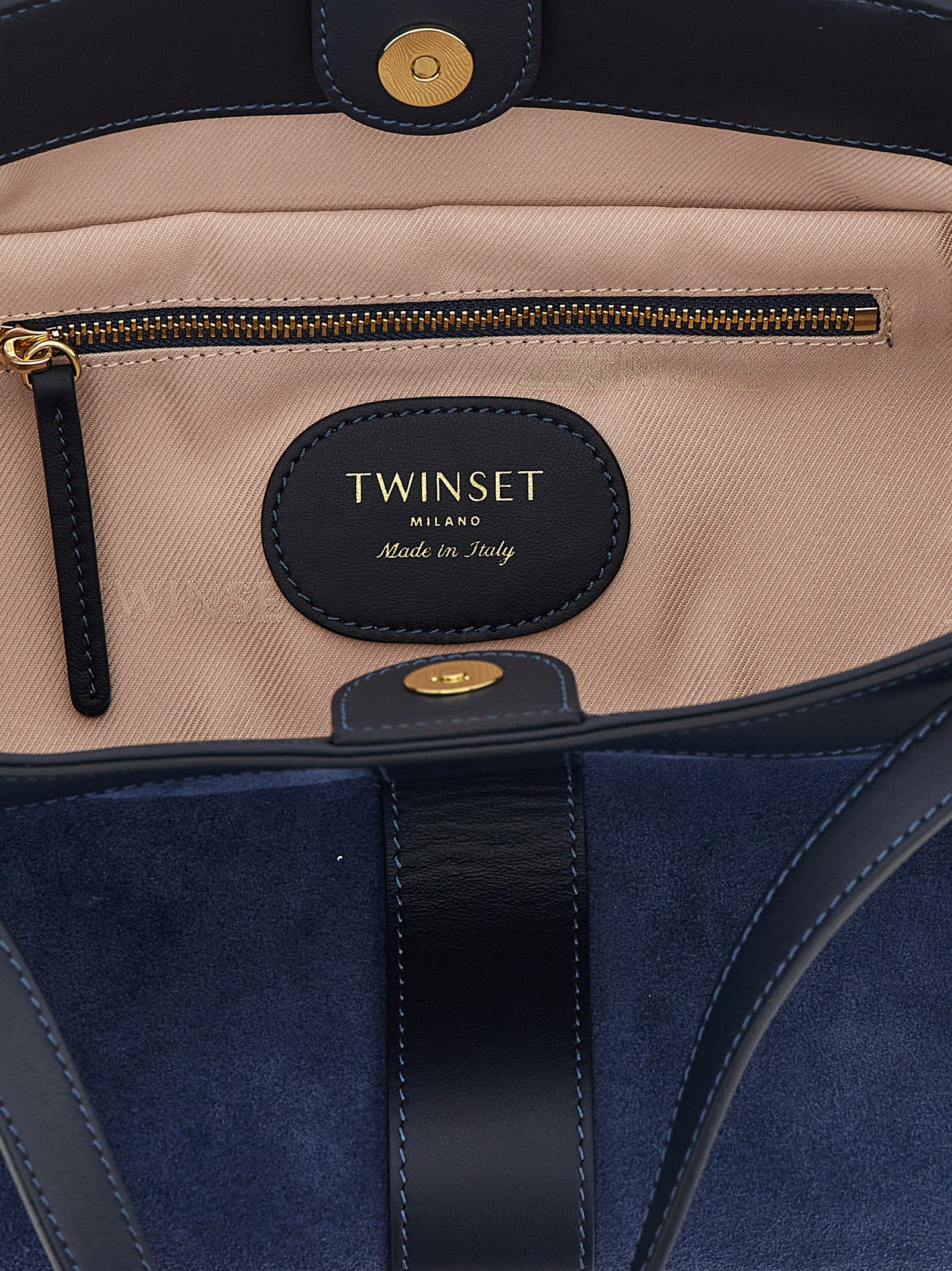 Twinset Blauwe Polyethyleen Schoudertas