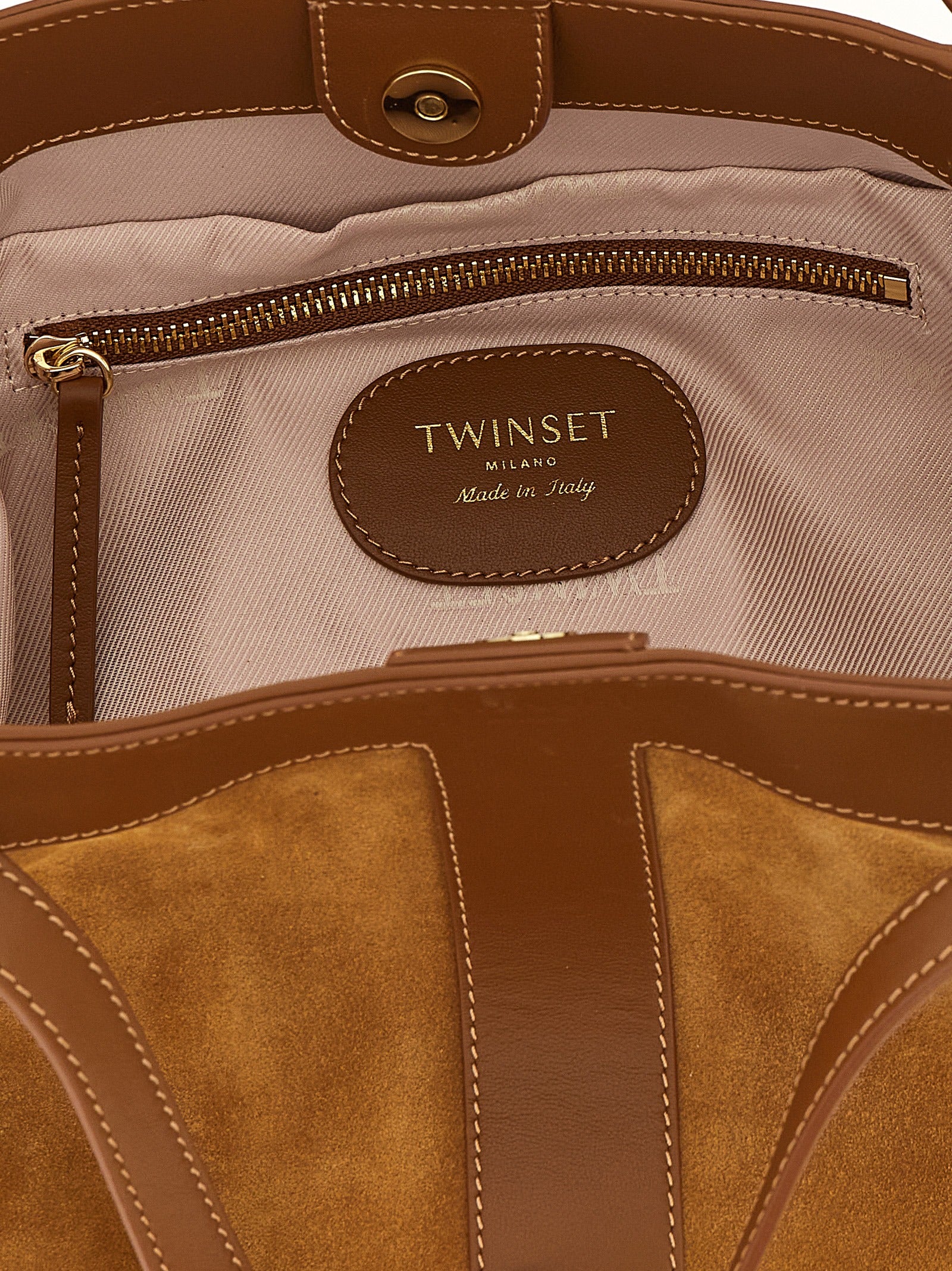 Twinset Bruine Polyethyleen Schoudertas